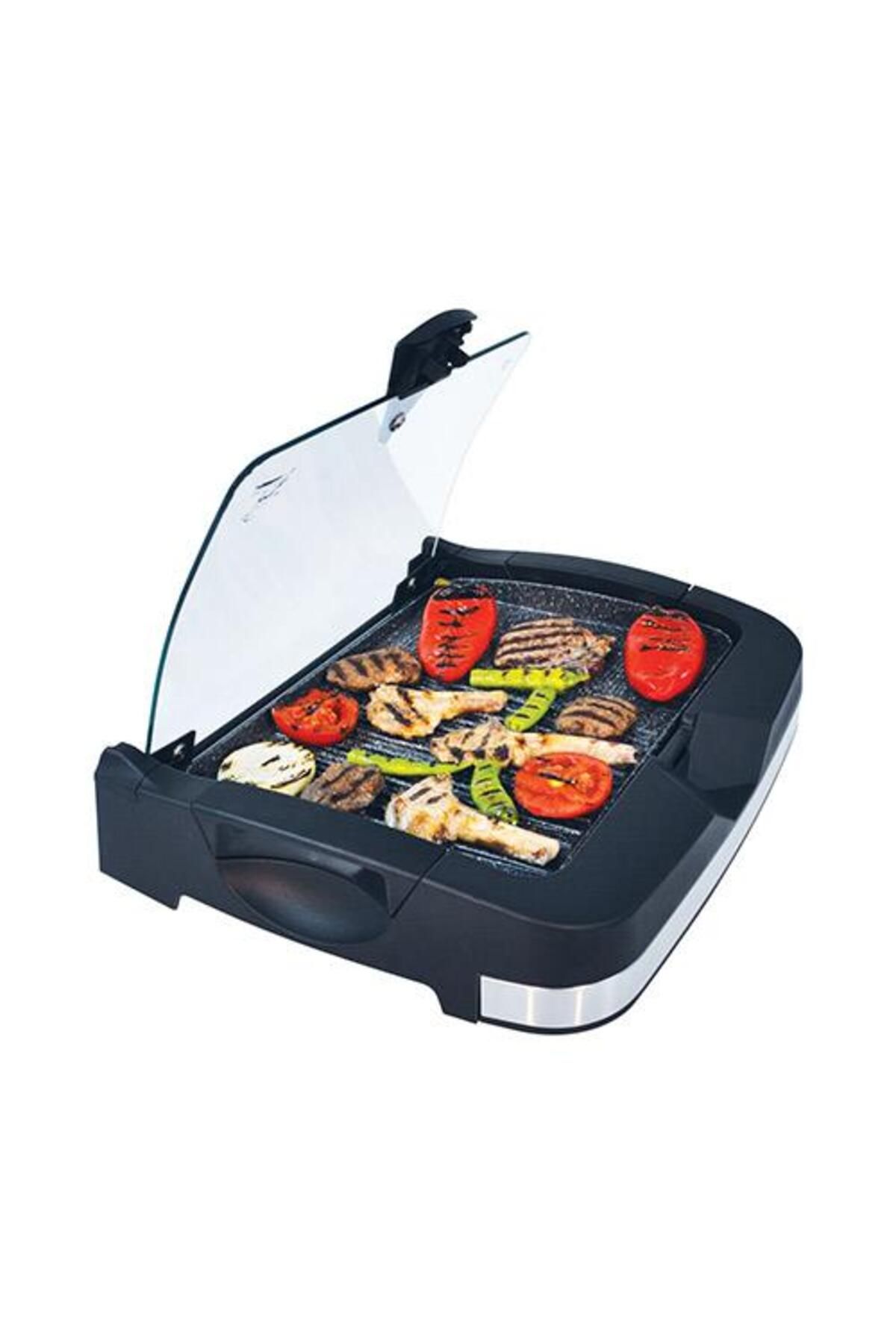 Brb 3000 Barbecue 2400 W Cam Kapaklı Izgara