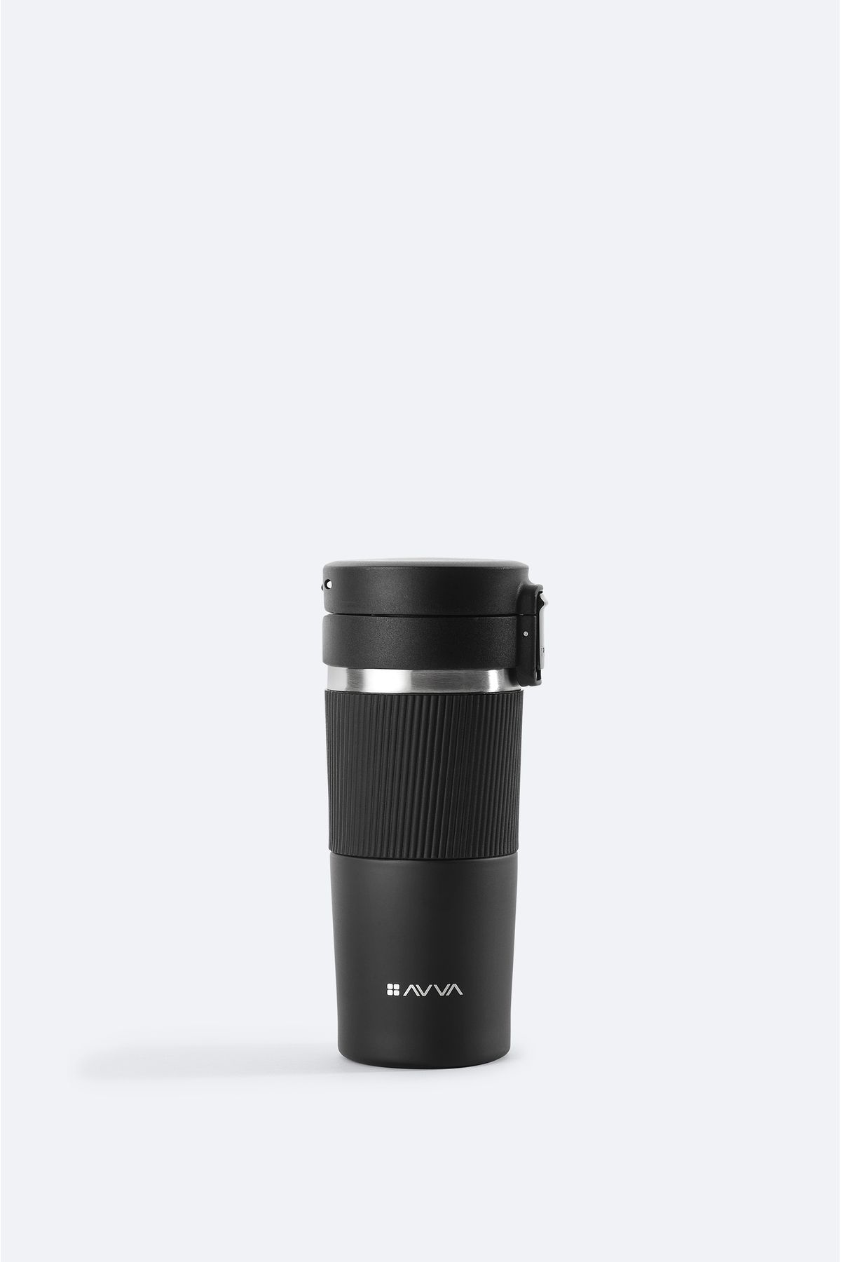 Erkek Siyah Sport Paslanmaz %100 Çelik Termos 400 ml B009902