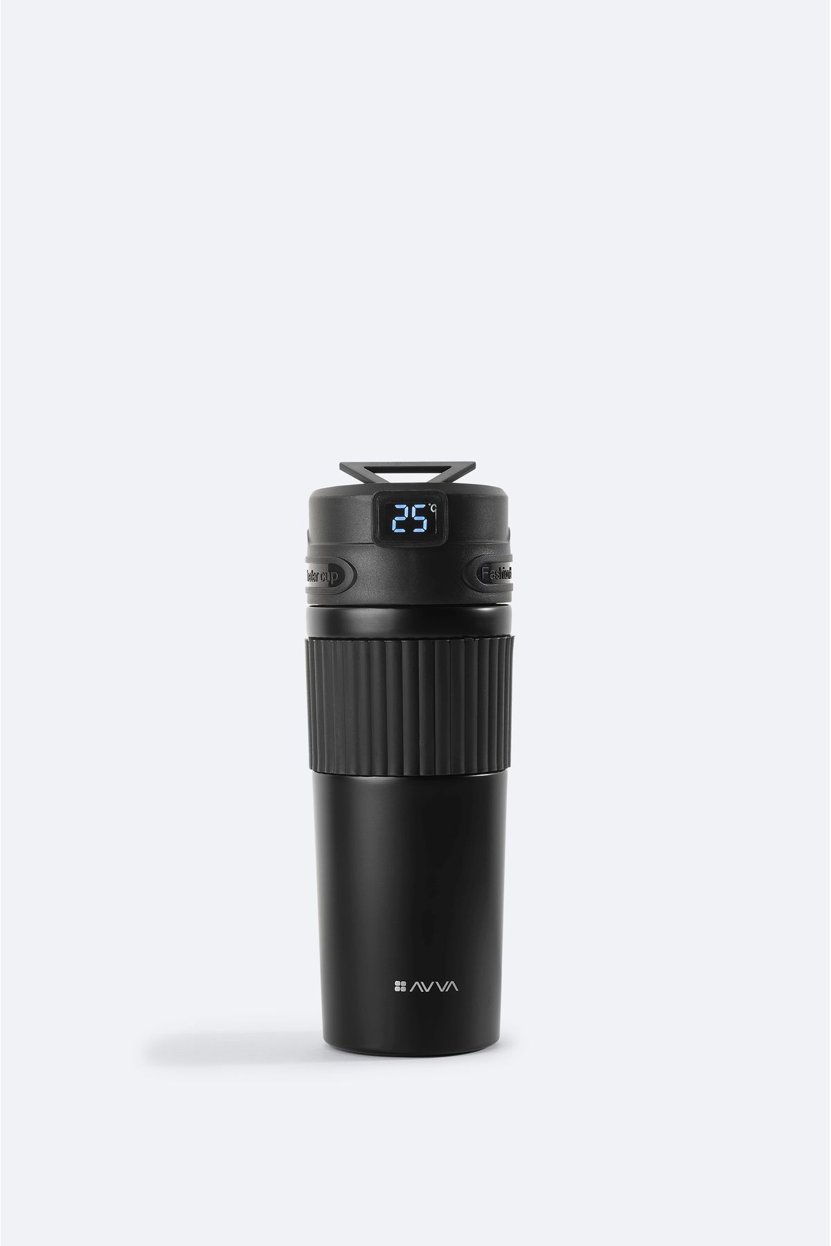 Erkek Siyah Sport Isı Göstergeli Paslanmaz %100 Çelik Termos 500 ml B009905