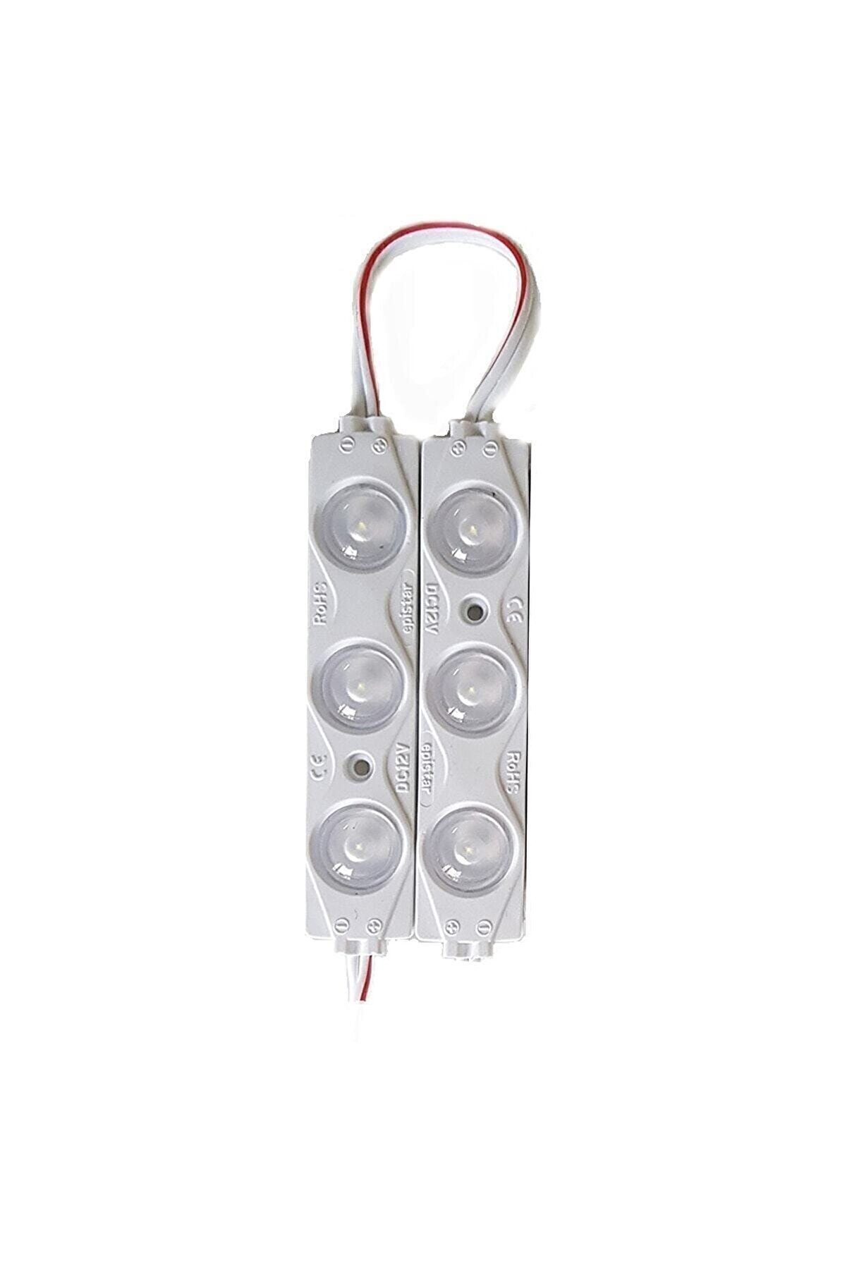 Akvaryum 2'li Modül Led Aydınlatma Beyaz Işık Anahtarlı