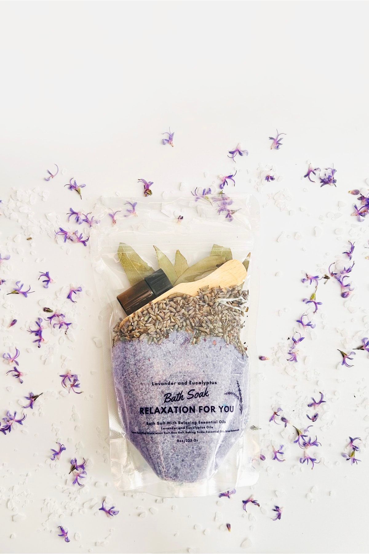 Bathbox Lavanta Ve Okaliptus Yağlı Manikür Pedikür Banyo Tuzu 225g