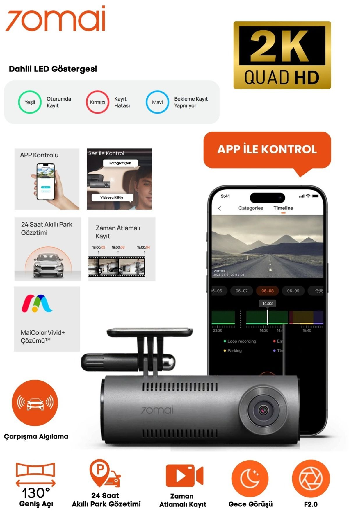 70mai Dash Cam M310