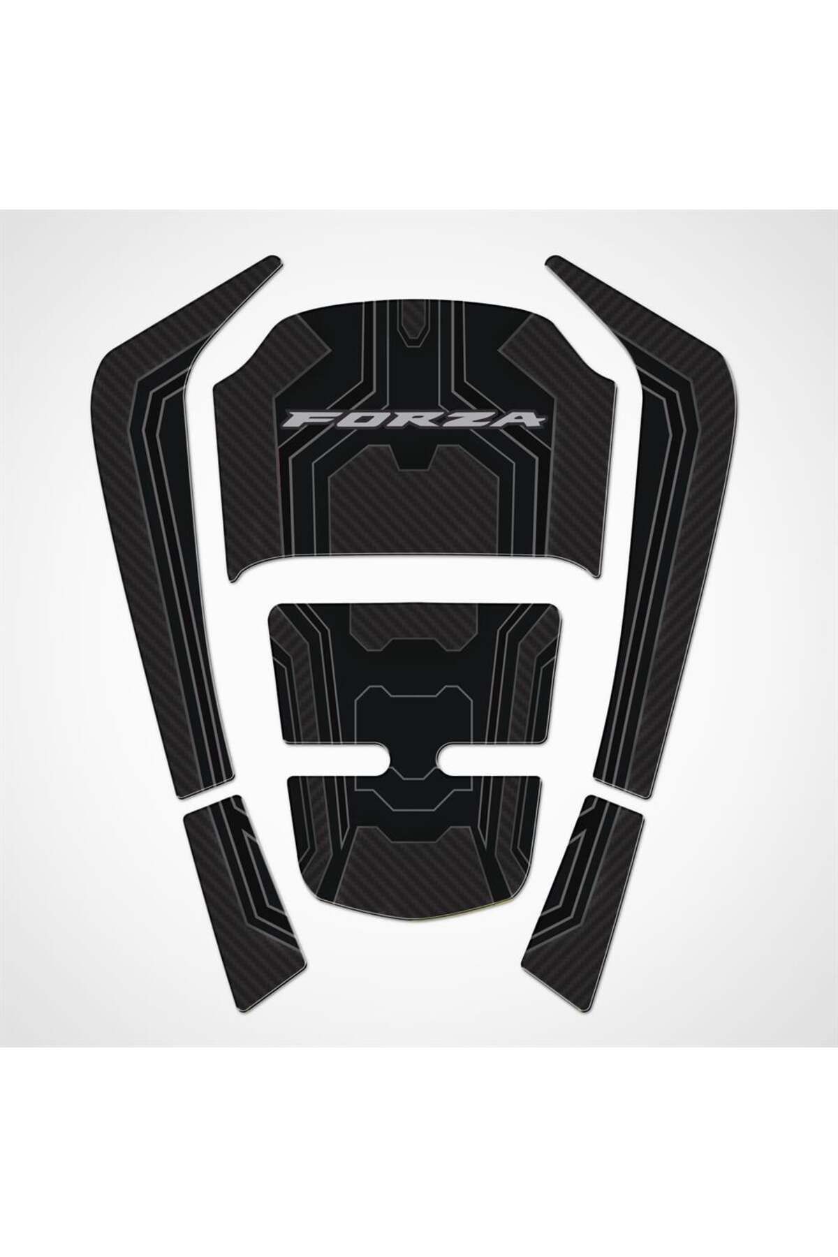 Forza 250 2018-2023 Uyumlu Tank Pad Karbon
