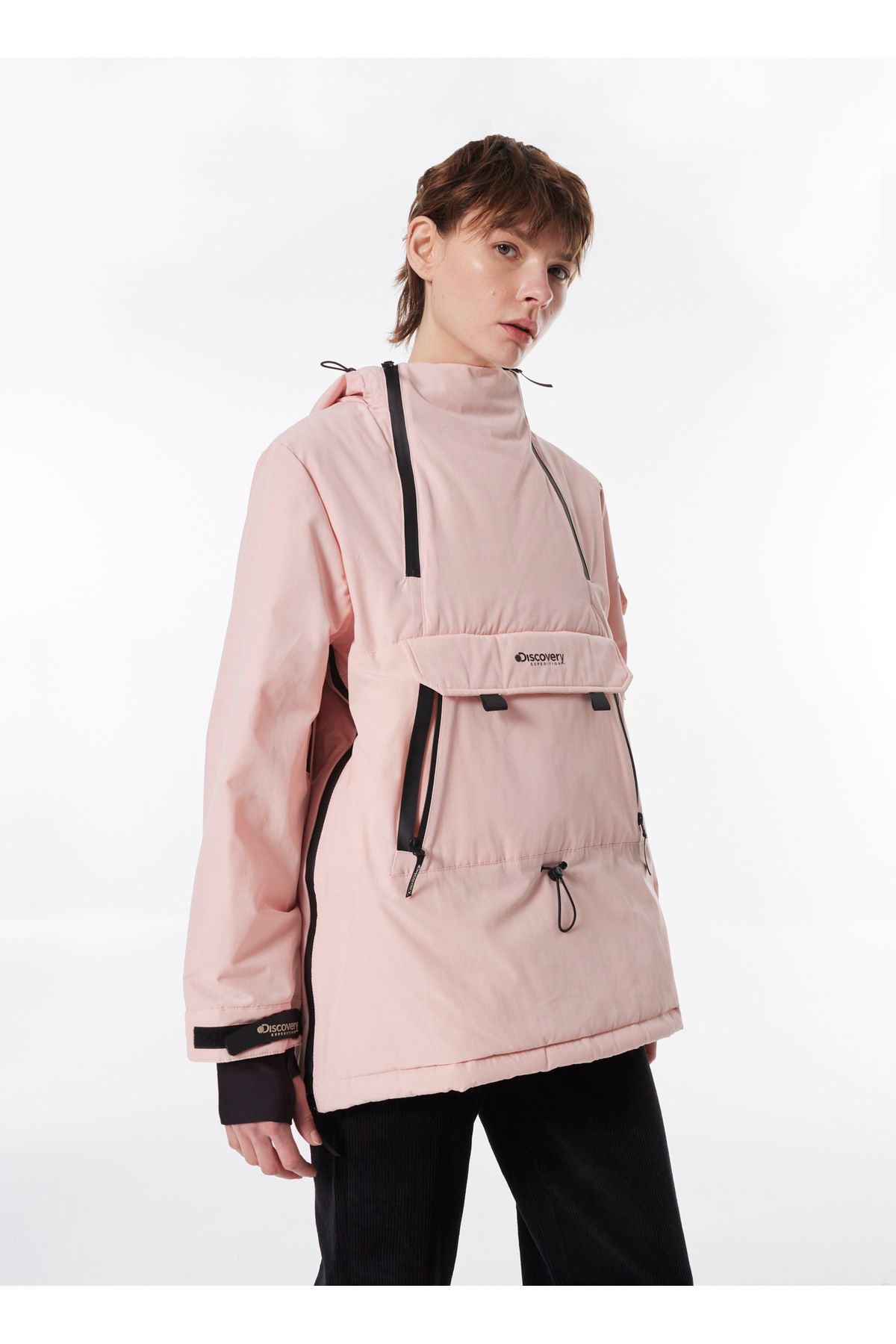 Açık Pembe Kadın Kayak Montu D4WL-MNT3012