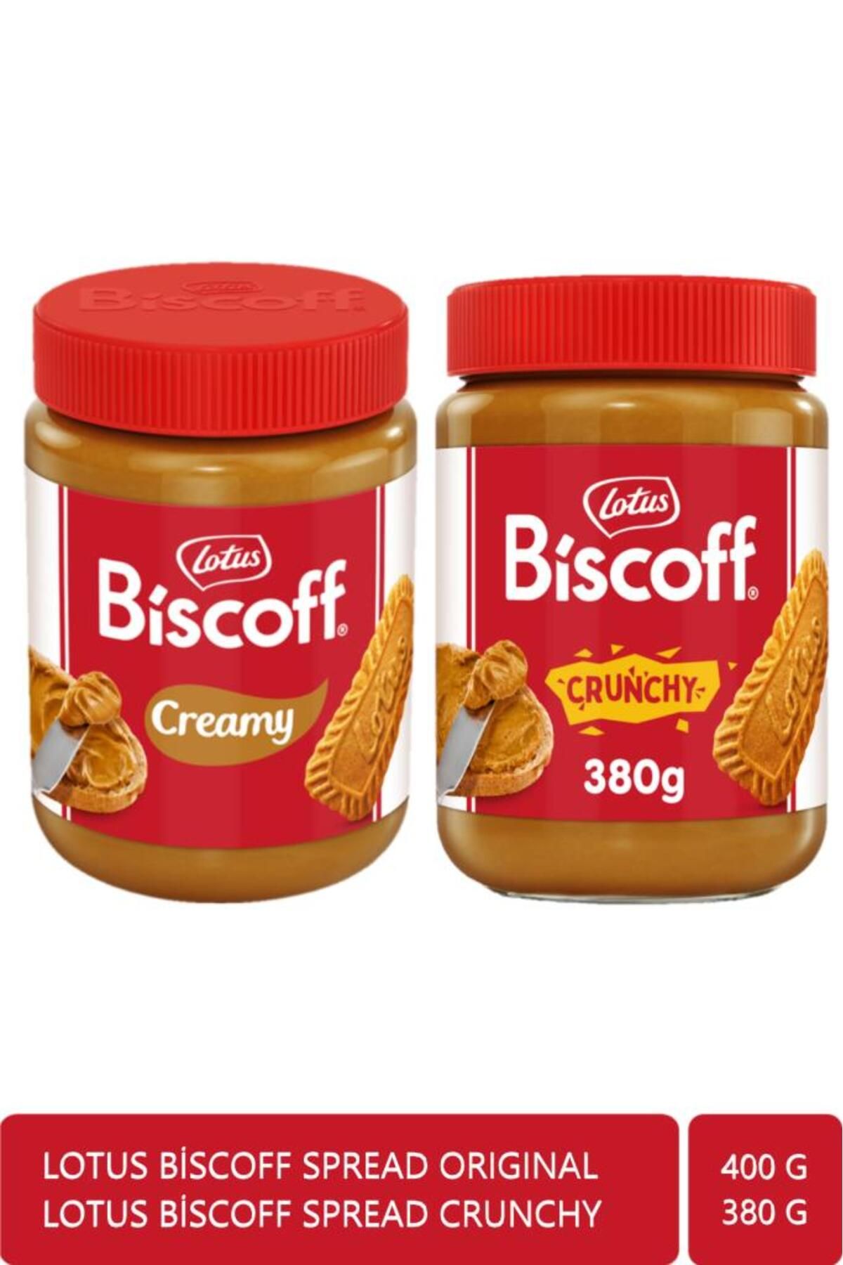 Biscoff Spread Original 400 gr Biscoff Spread Crunchy 380 gr (İKİSİ BİR ARADA)