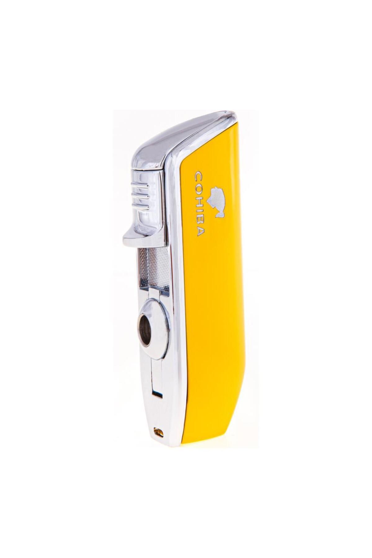 Cohiba Sarı 3 Torch Pürmüz Yan Ağız Puro Çakmağı