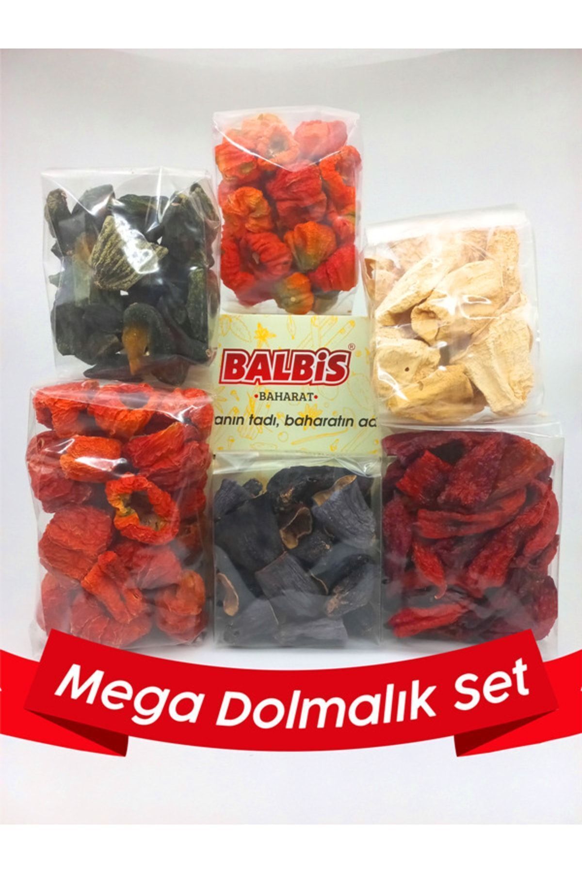 Antep Kurusu Doğal Kurutulmuş Dolmalık Sebzeler (PATLICAN, BİBER, KABAK, KAPYA, SALATALIK, ACUR)