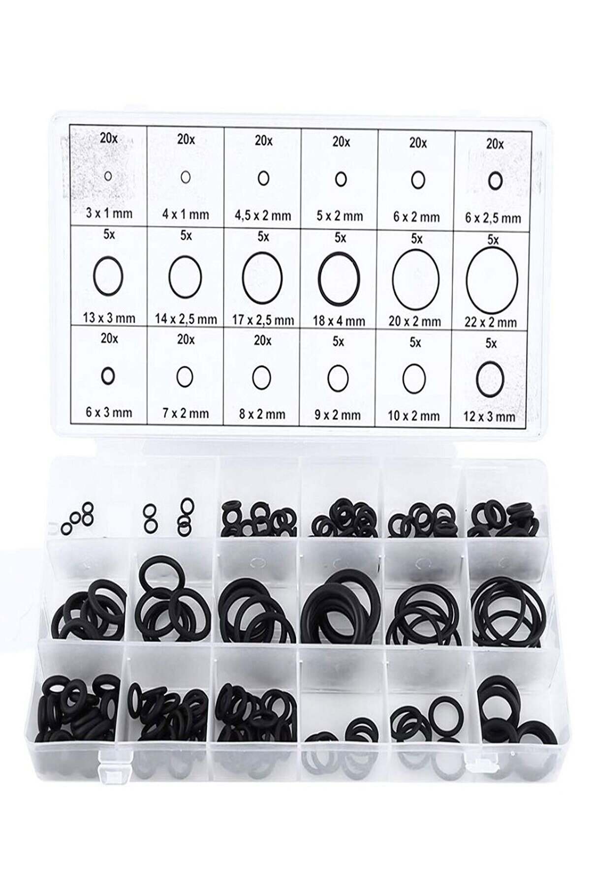 225 Parça Kauçuk Conta Seti? Özel Kutulu