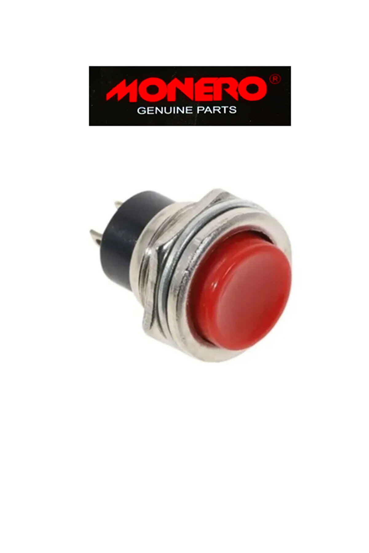 Yaylı Mini Metal Buton Kırmızı Aç-Kapa Bas/Çek Mini Korna Düğmesi ( 1 Adet )