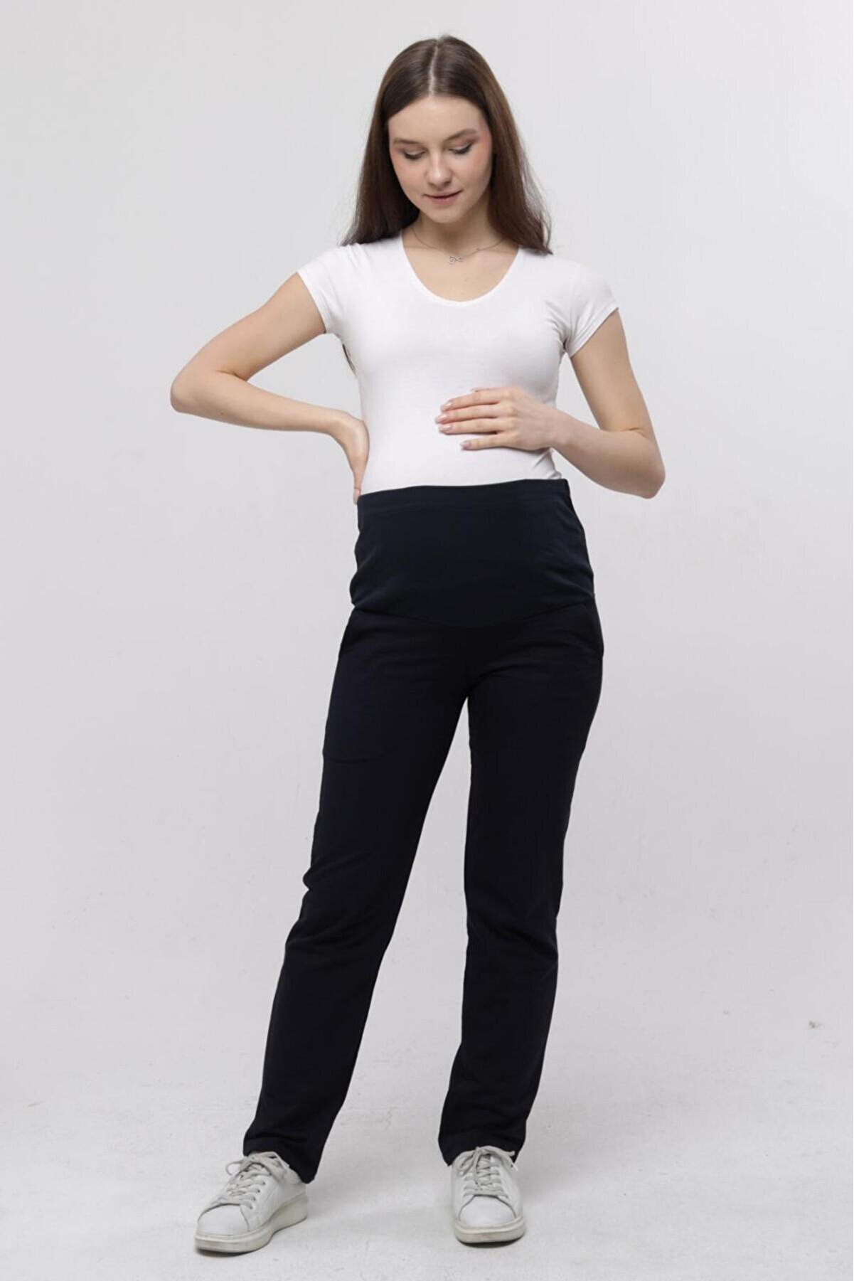 Kadın Hamile Eşofman Altı Larcivert