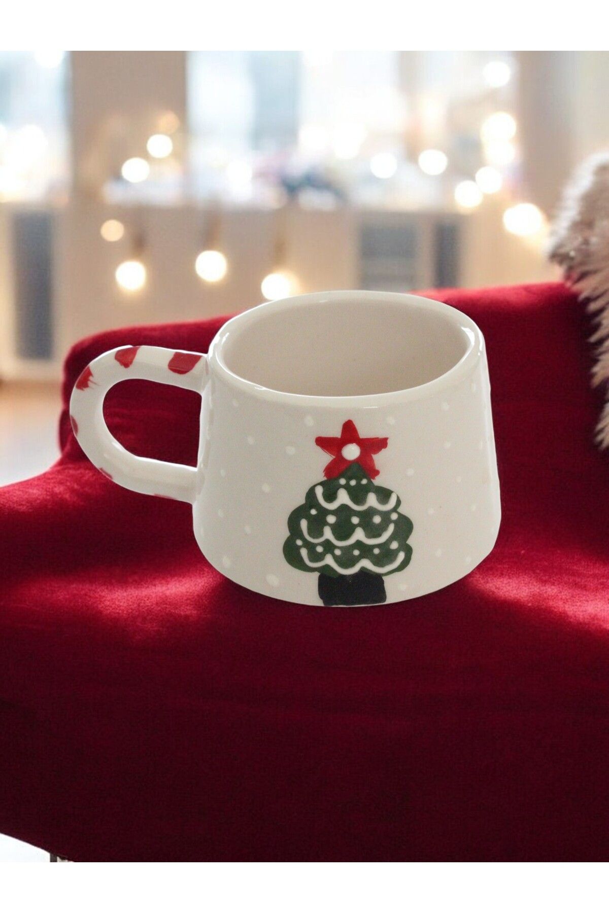 Yılbaşı Klasik Çam Ağacı Kupa Bardak Mug