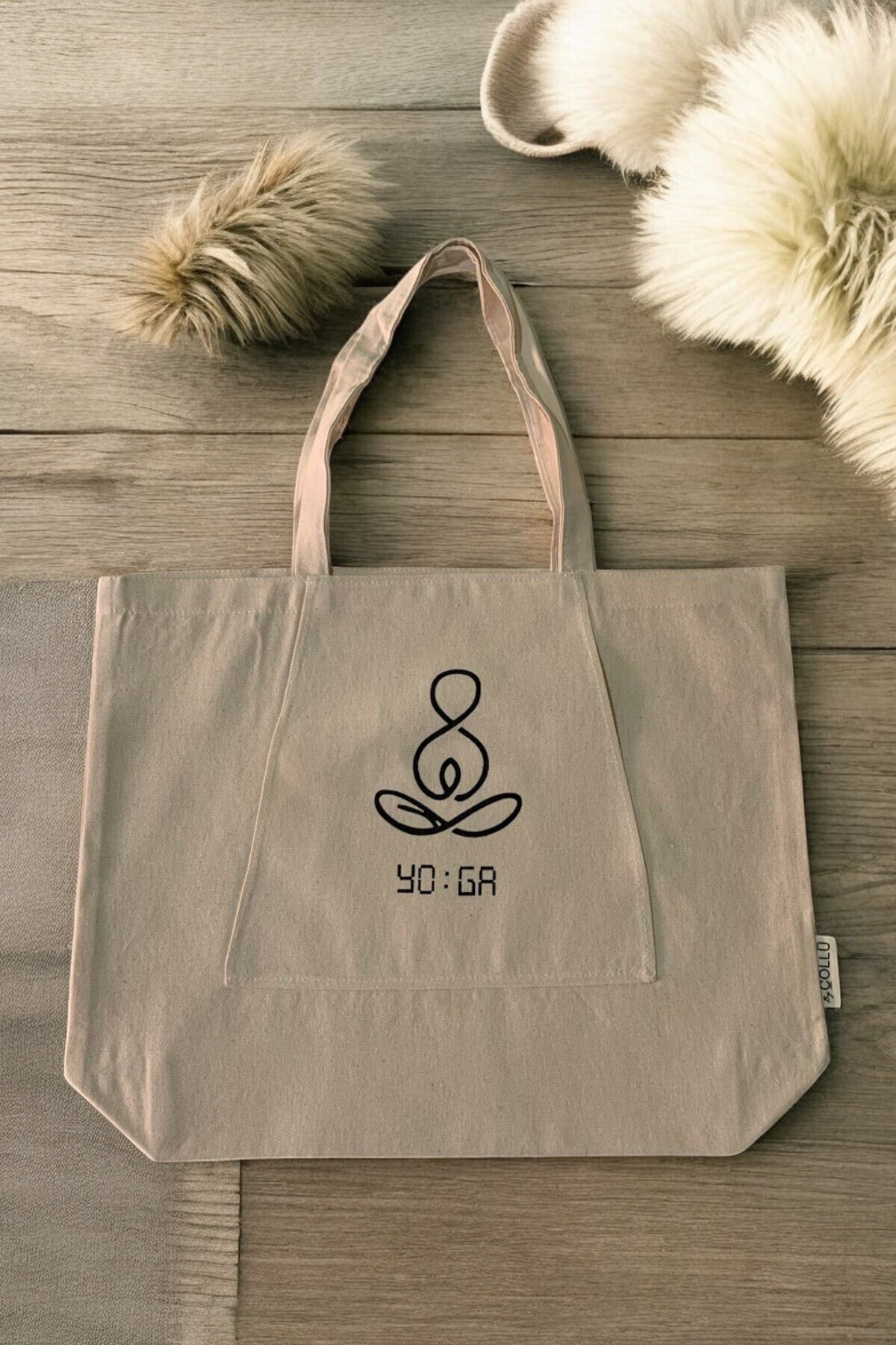 Ham Bez Yoga Matı Çantası ve Pilates Matı Çantası