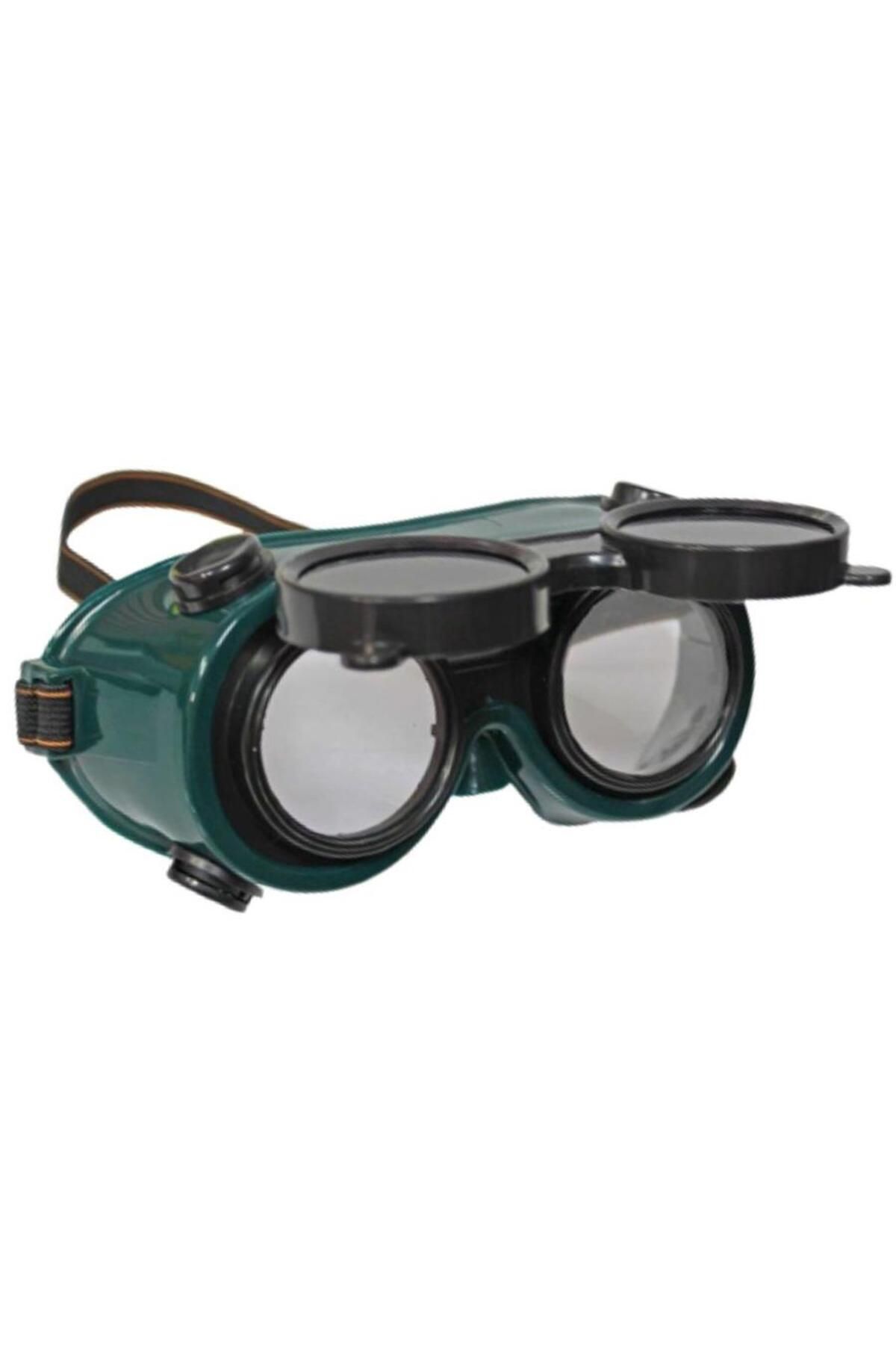 G-025 Siyah Optik Lens Burun Korumalı Antifog Kaynakçı Gözlüğü
