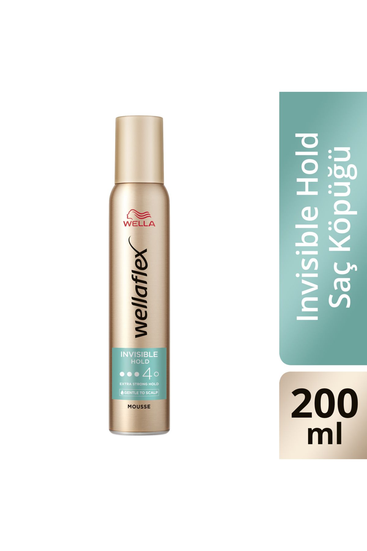 Wellaflex Invisible Hold Saç Köpüğü - 200 ml