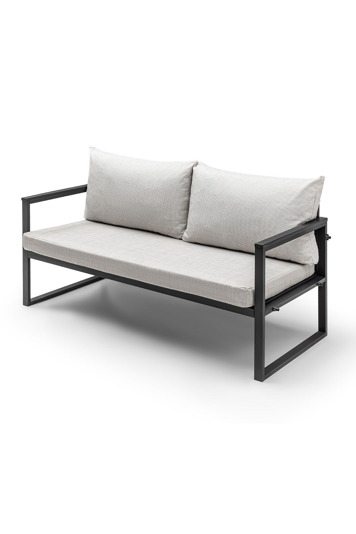 Bahçe Mobilyası, Cafe, Balkon, Kanepe, Koltuk (148CM AÇIK GRİ)