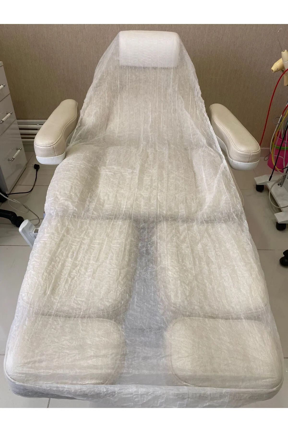Lastikli Sedye Örtüsü 50 Adet 80x240 Cm