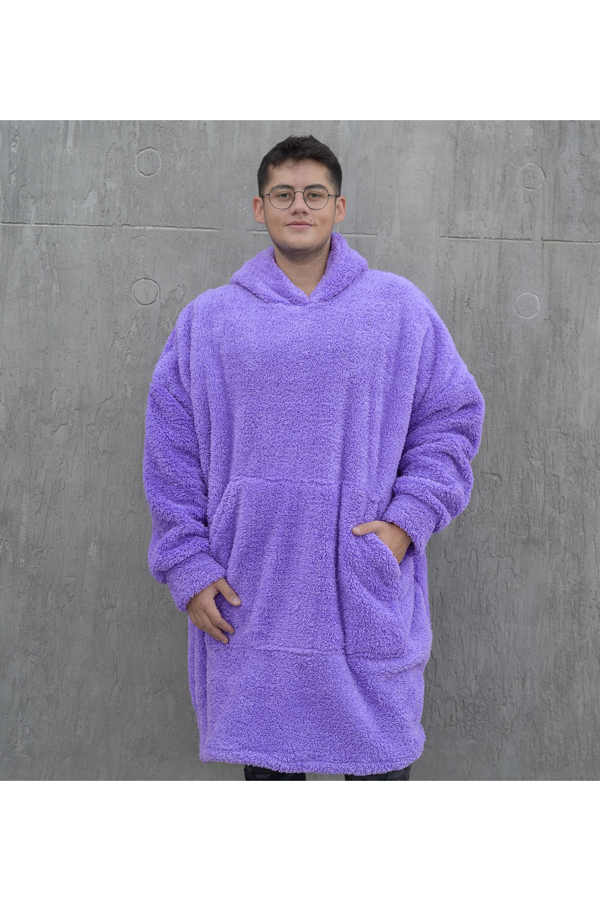 Welsoft Peluş Polar Giyilebilir Battaniye Pijama