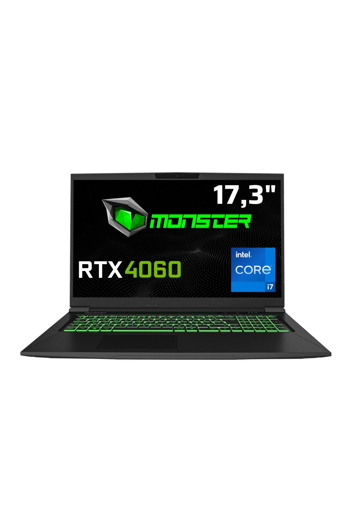 Tulpar T7 V20.8.2 Intel Core i7 12700H 32 GB RAM 1 TB SSD 8 GB RTX 4060 FreeDOS 17,3" FHD 144 Hz