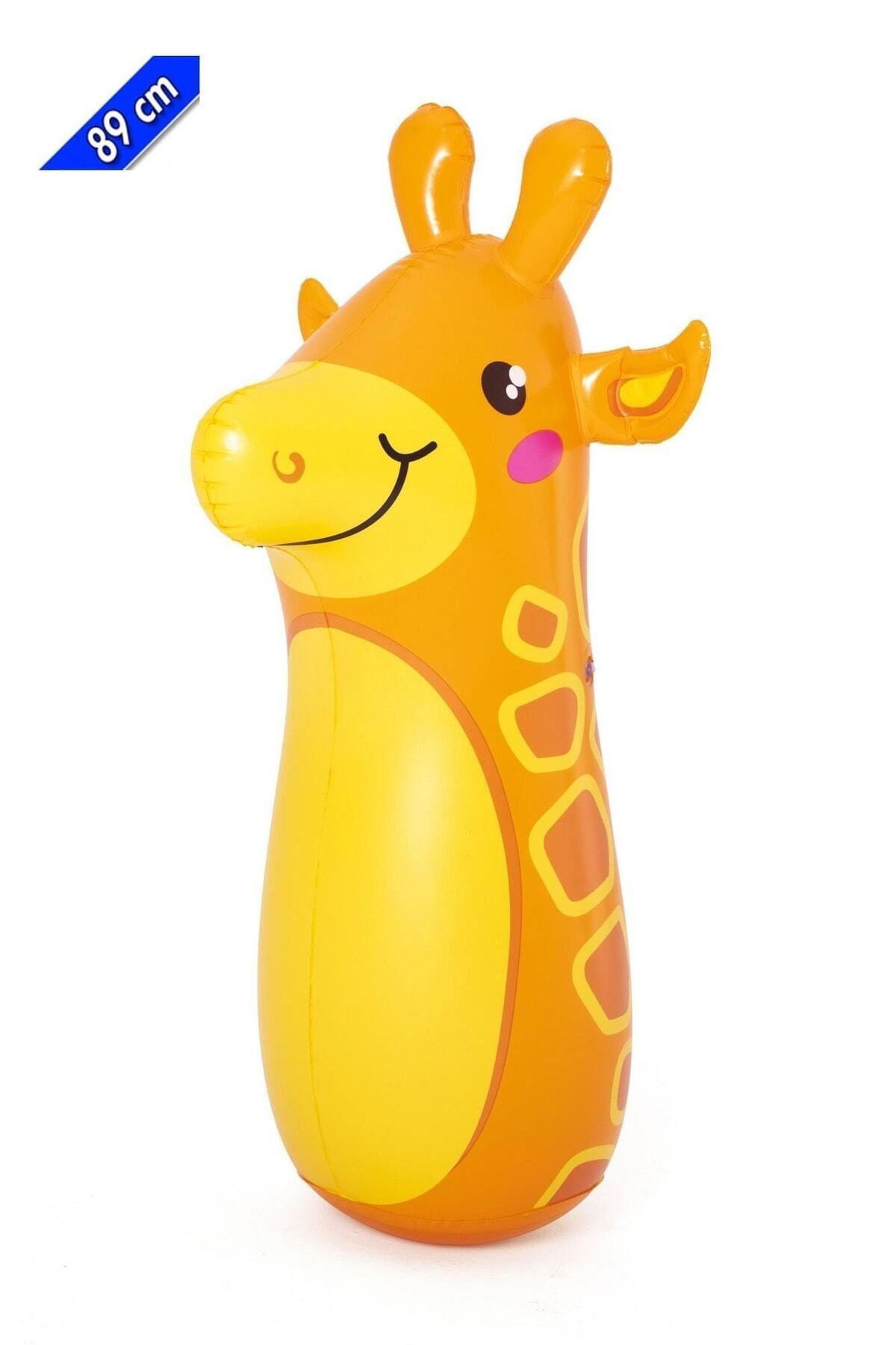 Bop Bags Zürafa Desenli Hacıyatmaz 89 Cm Sulu Hacı Yatmaz