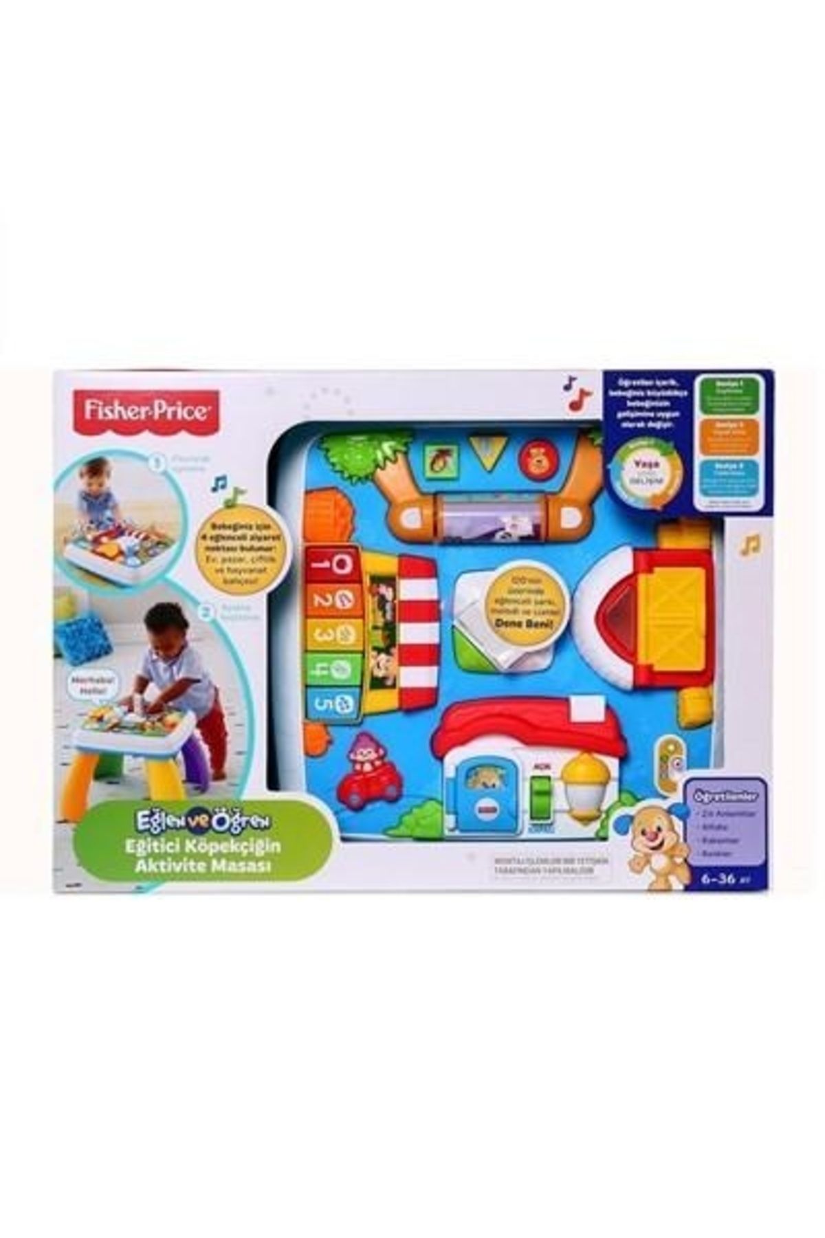 Fisher-Price® LnL Yaşa Göre Gelişim - Eğitici Köpekçiğin Aktivite Masası | DRH44