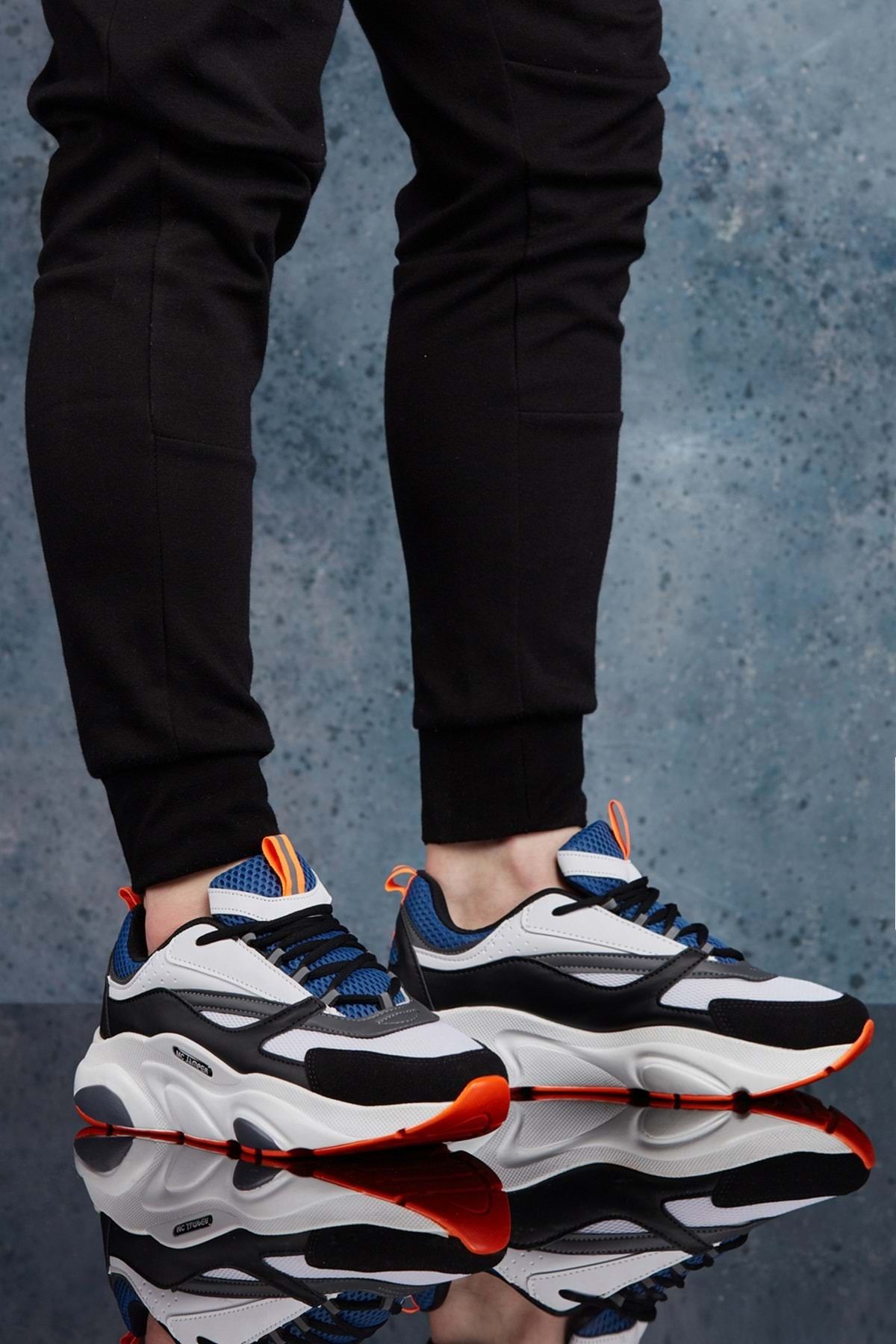 Beyaz Mavi Unisex Sneaker