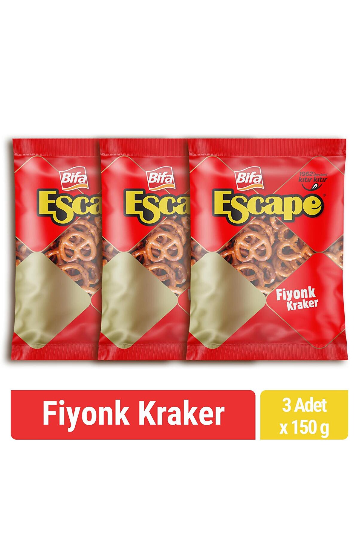 Fiyonk Kraker 150 gr X 3 Adet