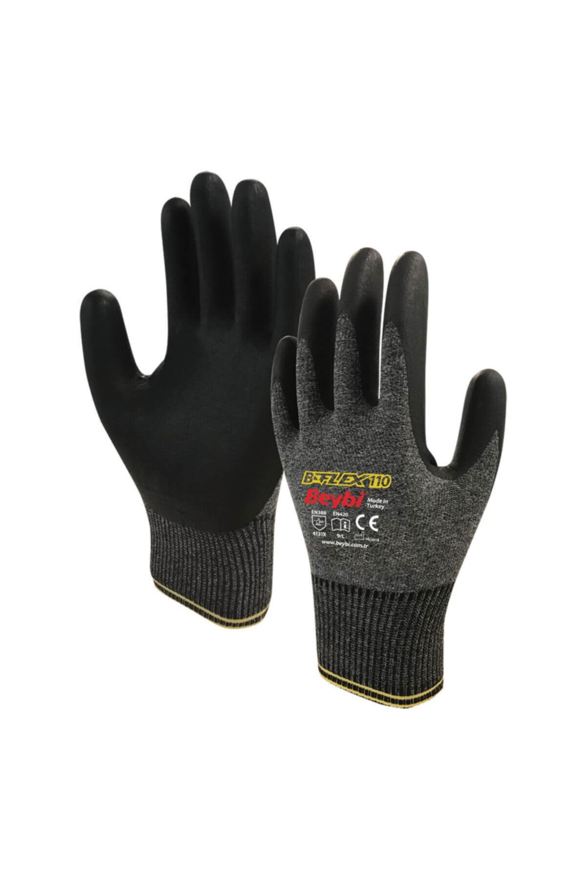 B-flex110 Köpük Nitril Likralı Eldiven (9 Numara) 1 Çift