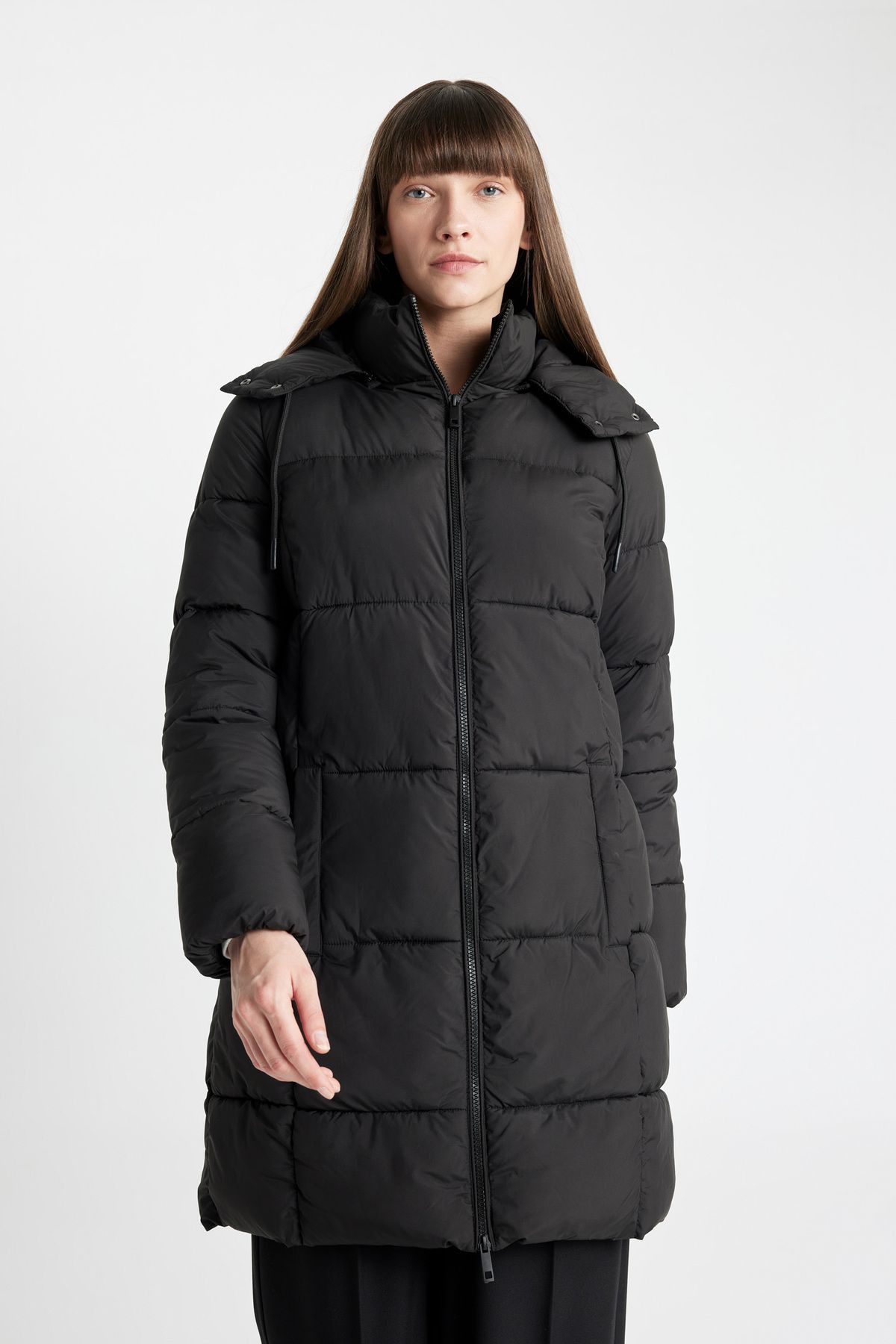 Su Geçirmez Regular Fit Kapüşonlu Parka
