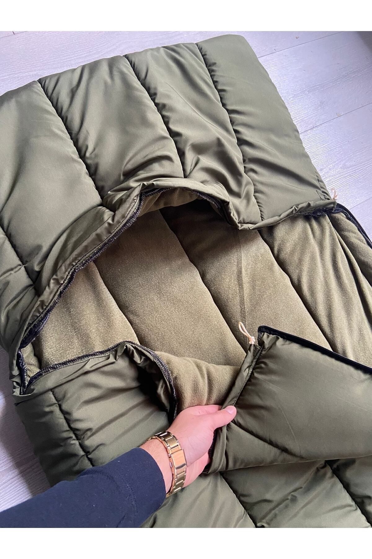 -20 Derece Deprem, Askeri Ve Camping Su Geçirmez Kamp Uyku Tulumu 2.00 X 80 Cm Uyku Tulumu