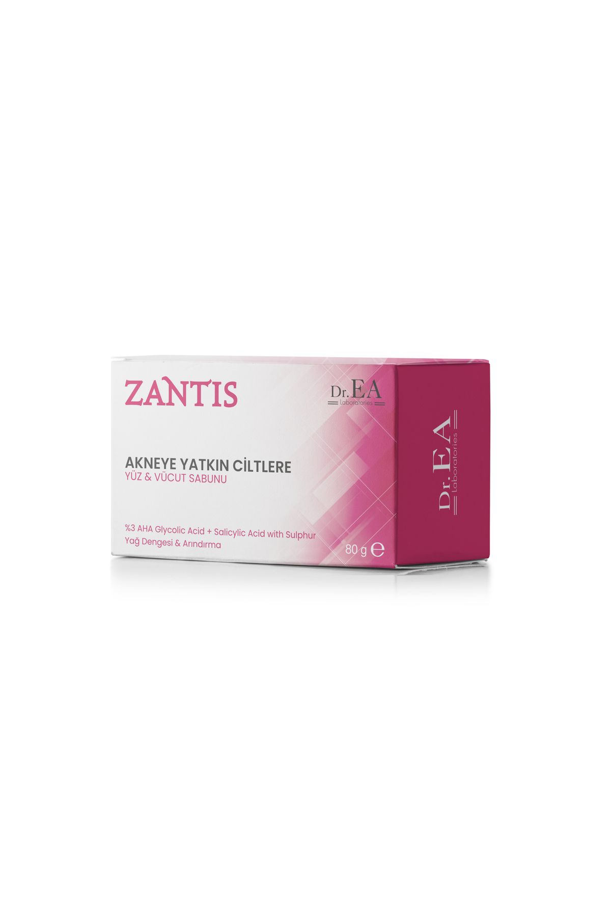 Zantis Kükürt Salisilik Asit  Glikolik Asit Sivilce  Akne Sabunu 80 gr Sabun