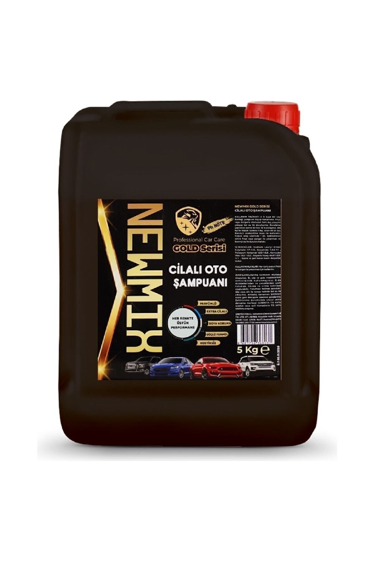 Gold Serisi Cilalı Oto Araba Şampuanı 5 Kg