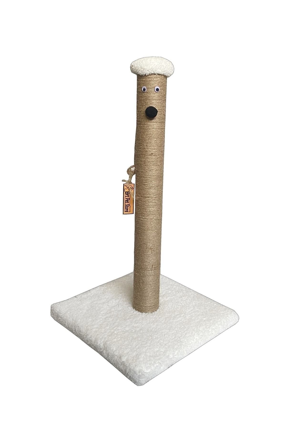 Peluş Kedi Tırmalama Tahtası - 52 Cm
