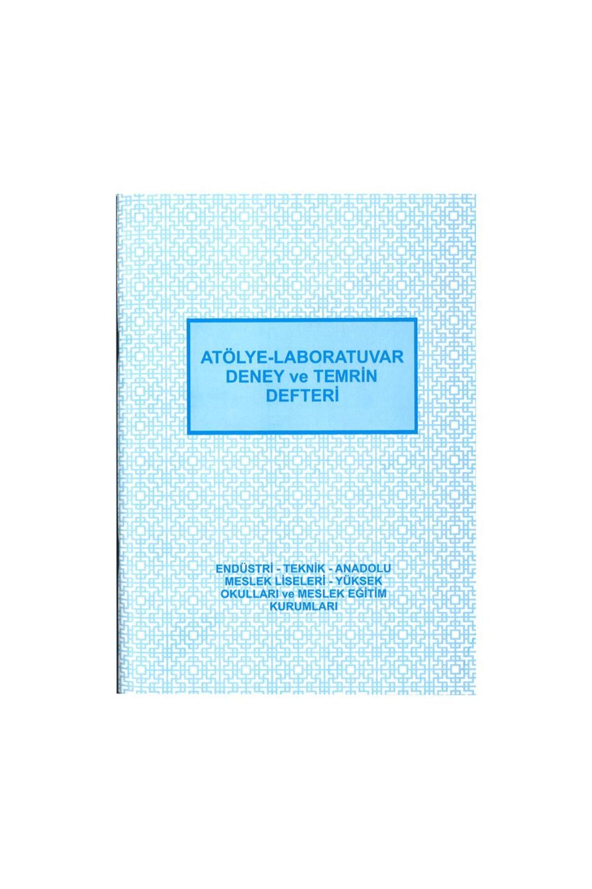 Atölye Laboratuvar Deney Ve Temrin Defteri 20x28 Cm 40 Sayfa 1 Adet Atolye Temrin Defteri
