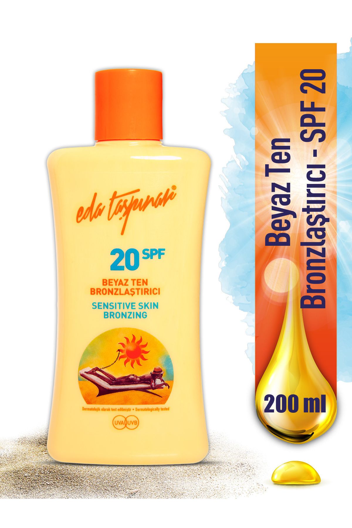 Beyaz Ten Bronzlaştırıcı Spf 20 Krem (losyon) - 200 Ml