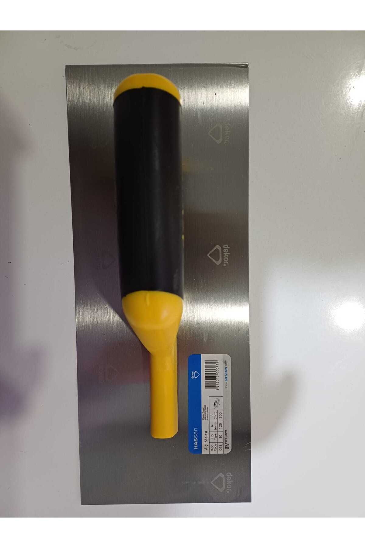 091 Alçı Malası Plastik Açık Saplı 30 Cm