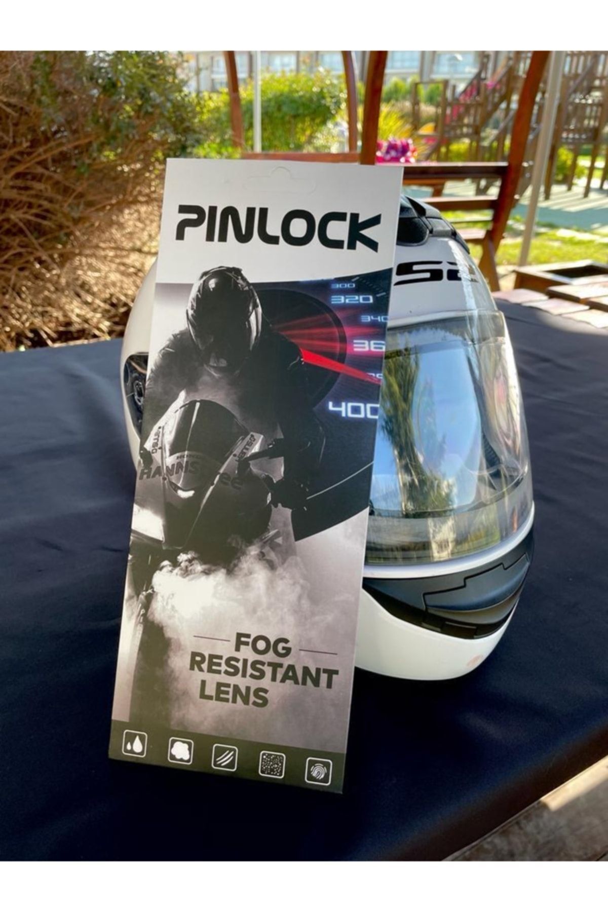Motosiklet Pinlock Kask Vizörü Buğu Buhar Önleyici Film (KASK DEĞİLDİR)