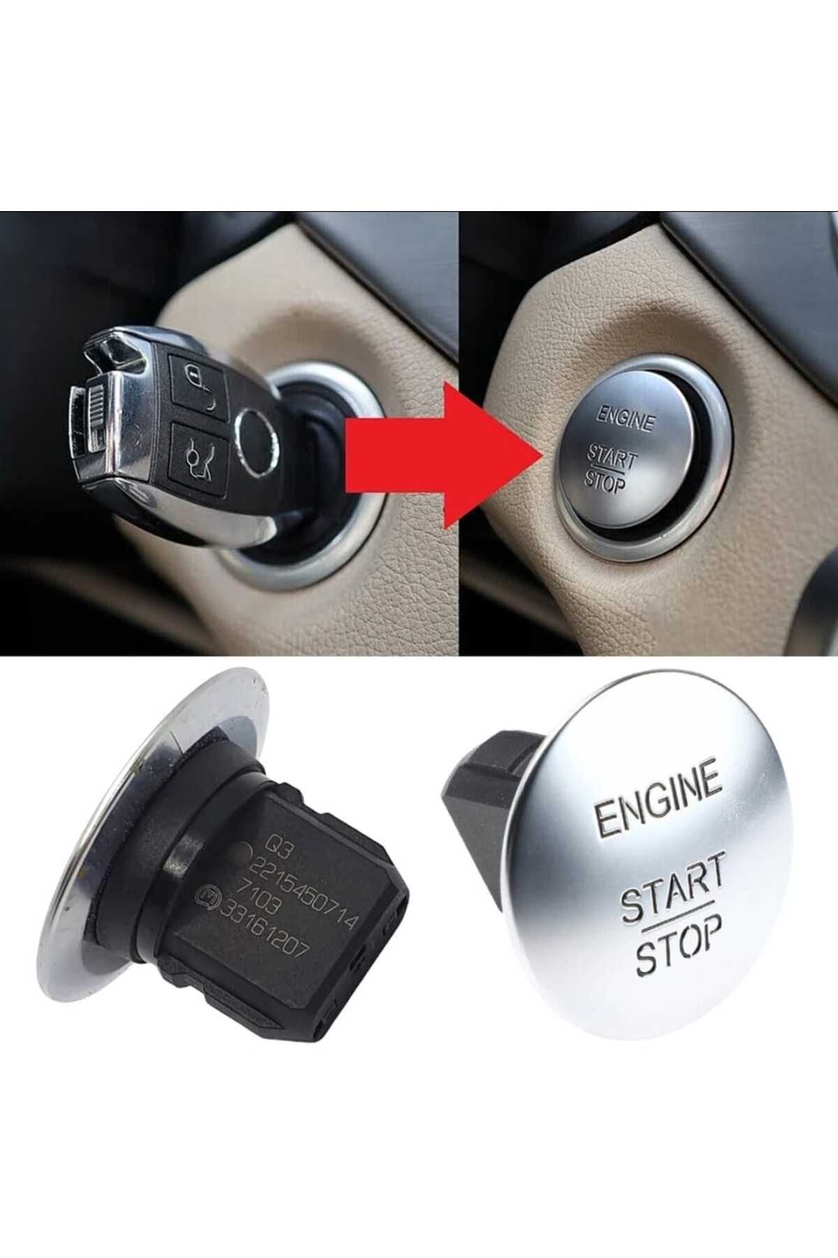 Uyumlu Start Stop Düğme/tuş/buton Start Stoplu Araçlara Uyumlu