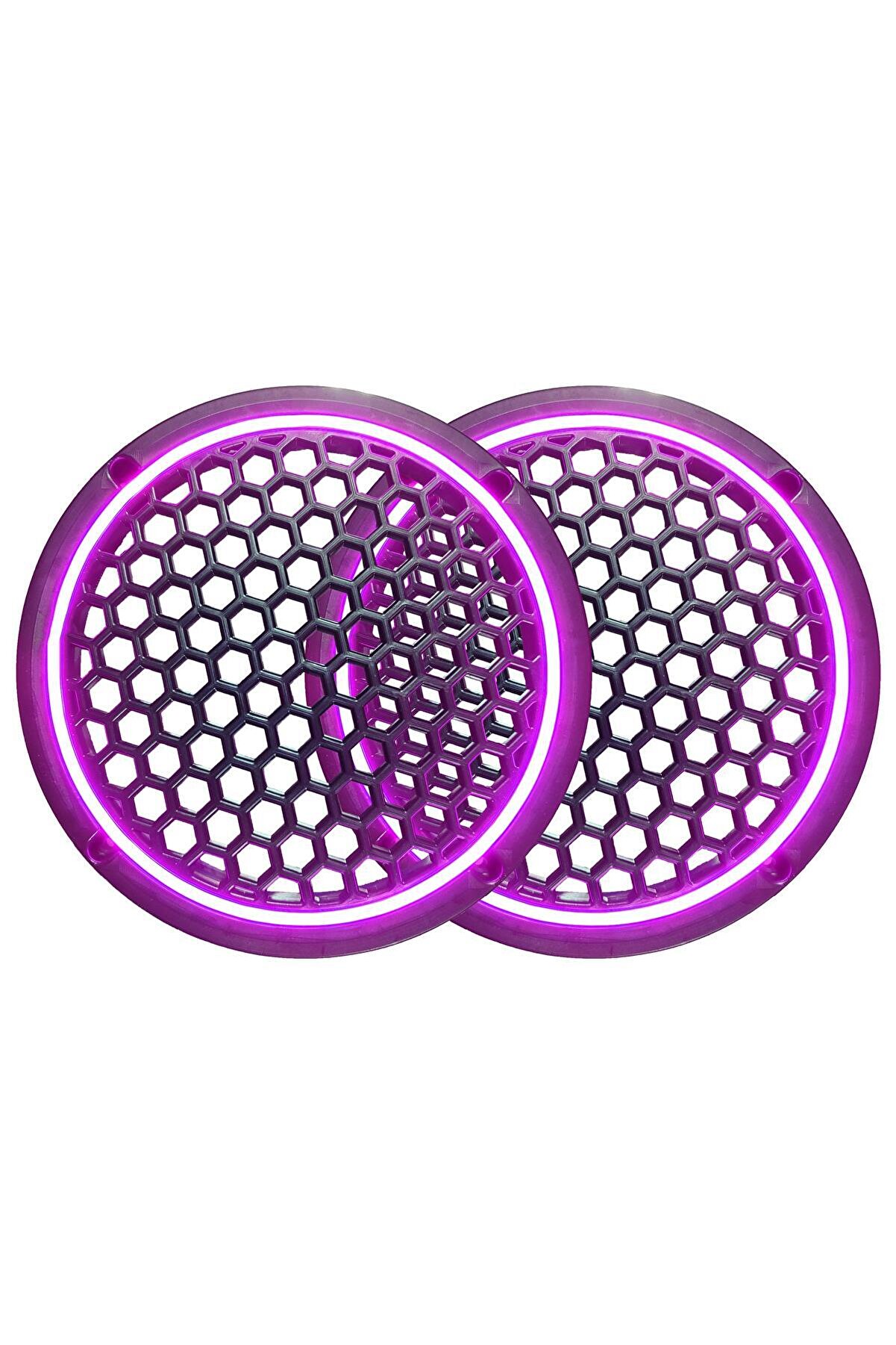 LSOUND Neon Işıklı 20 cm Hoparlör ve Midrange Kapağı - 2 Adet