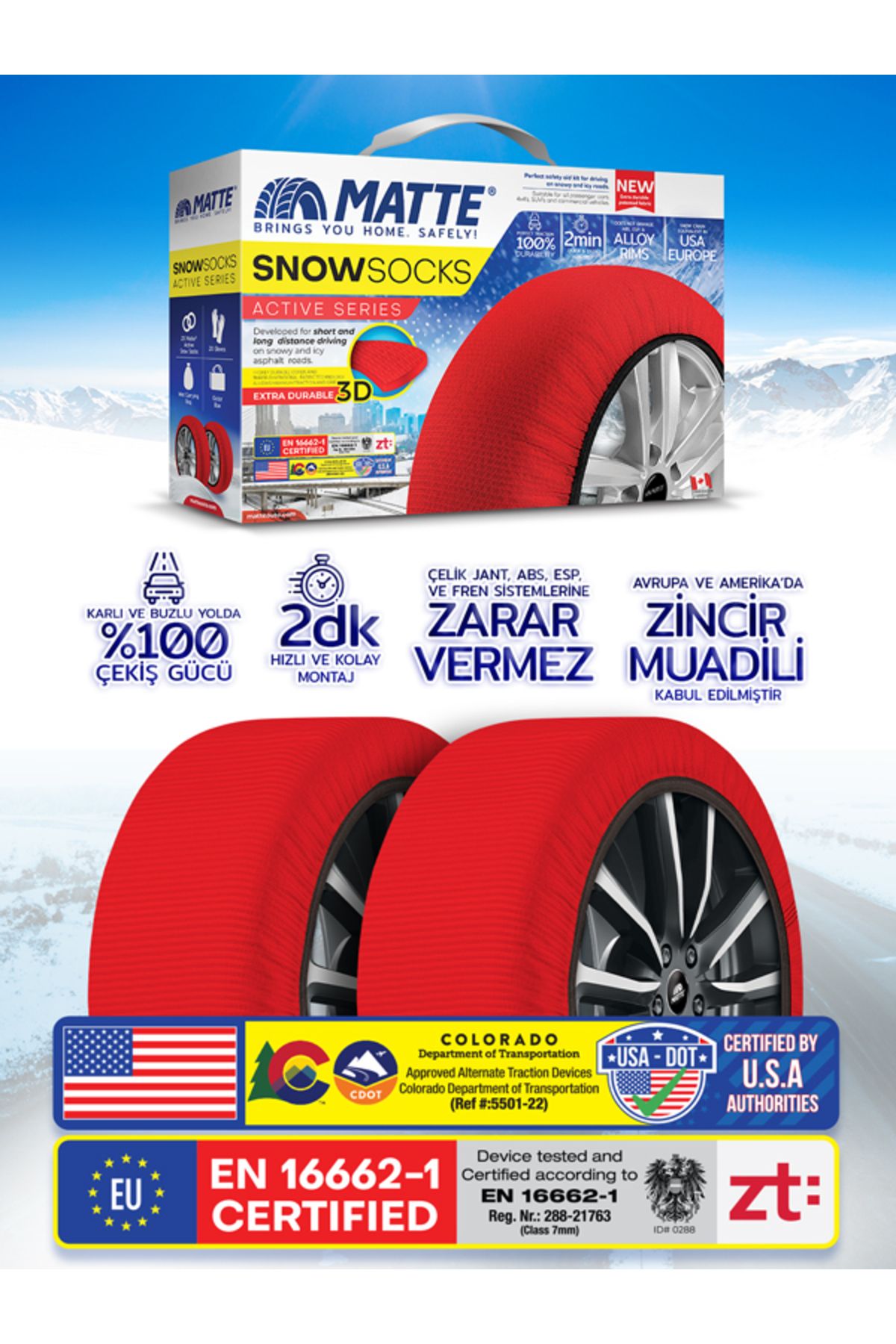Kar Çorabı - Active Series