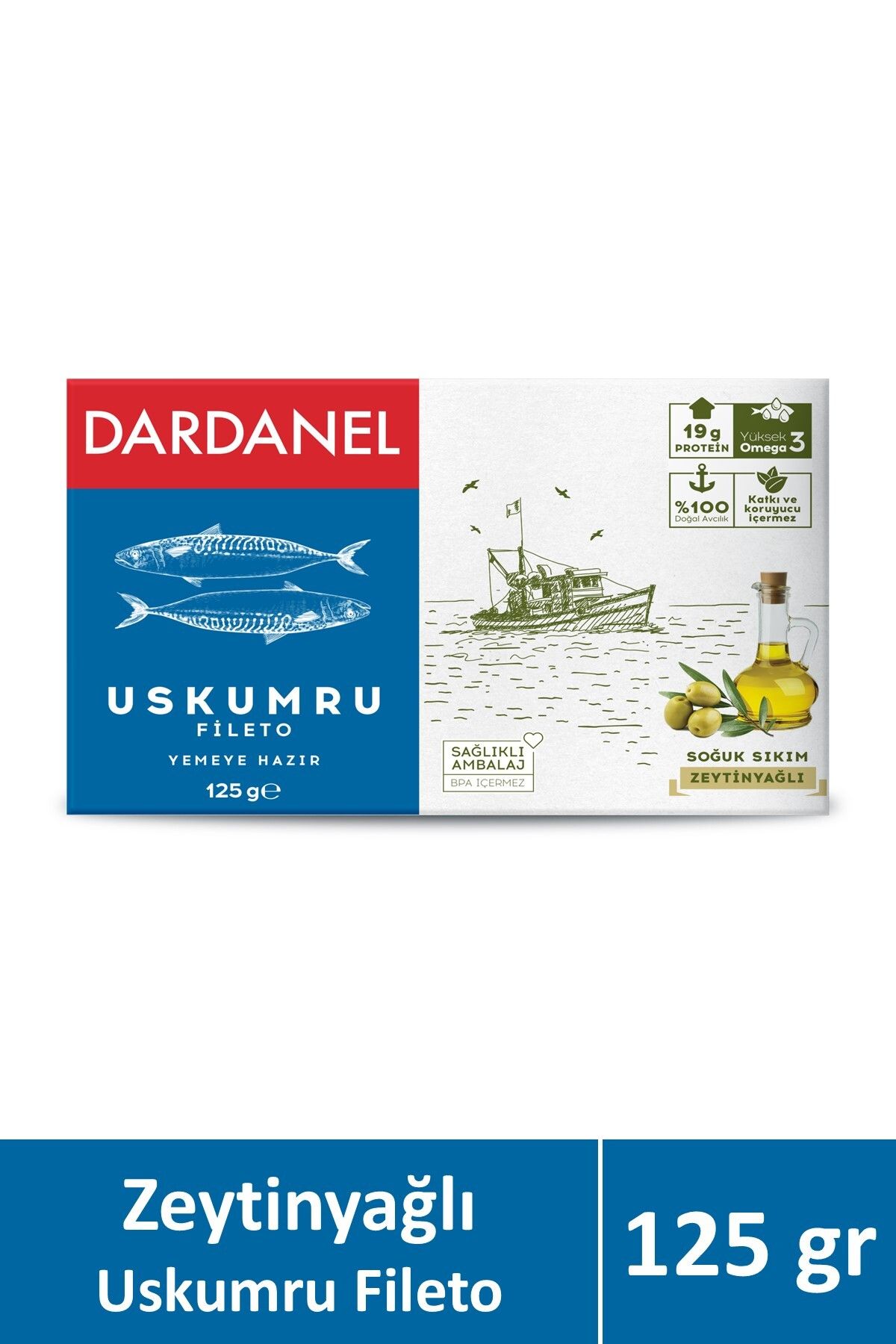 Zeytinyağlı Uskumru 125 gr