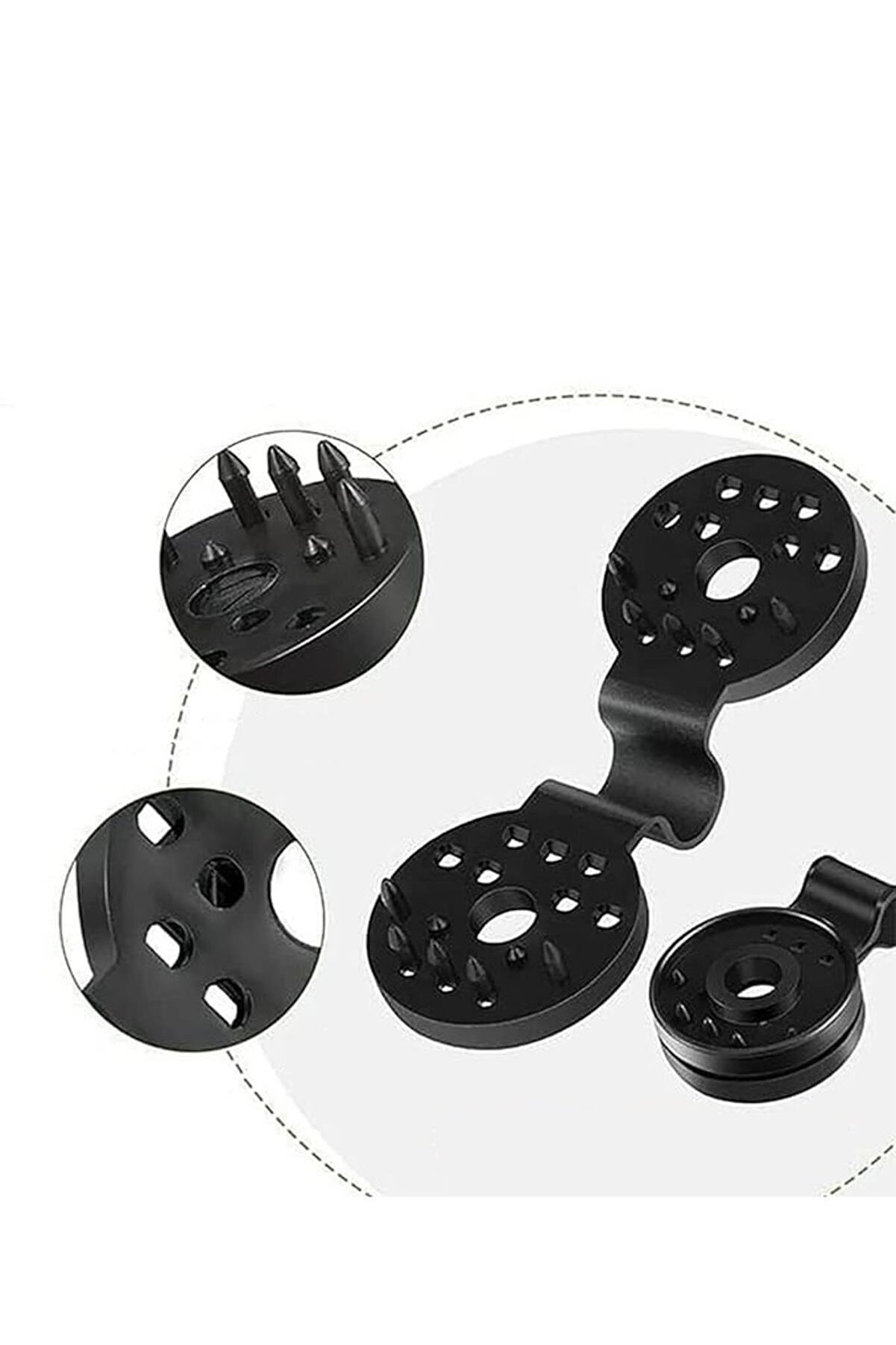 Gölgelik Klipsi - Perde Ve Tül Tutturucu Klips - Sabitleme Klipsi - (9 CM X 4 CM) 50 Adet