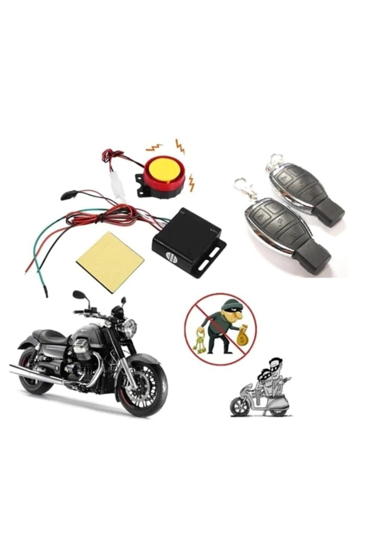 Motosiklet Alarm Uzaktan Kumanda Ile Çalıştırma 125db