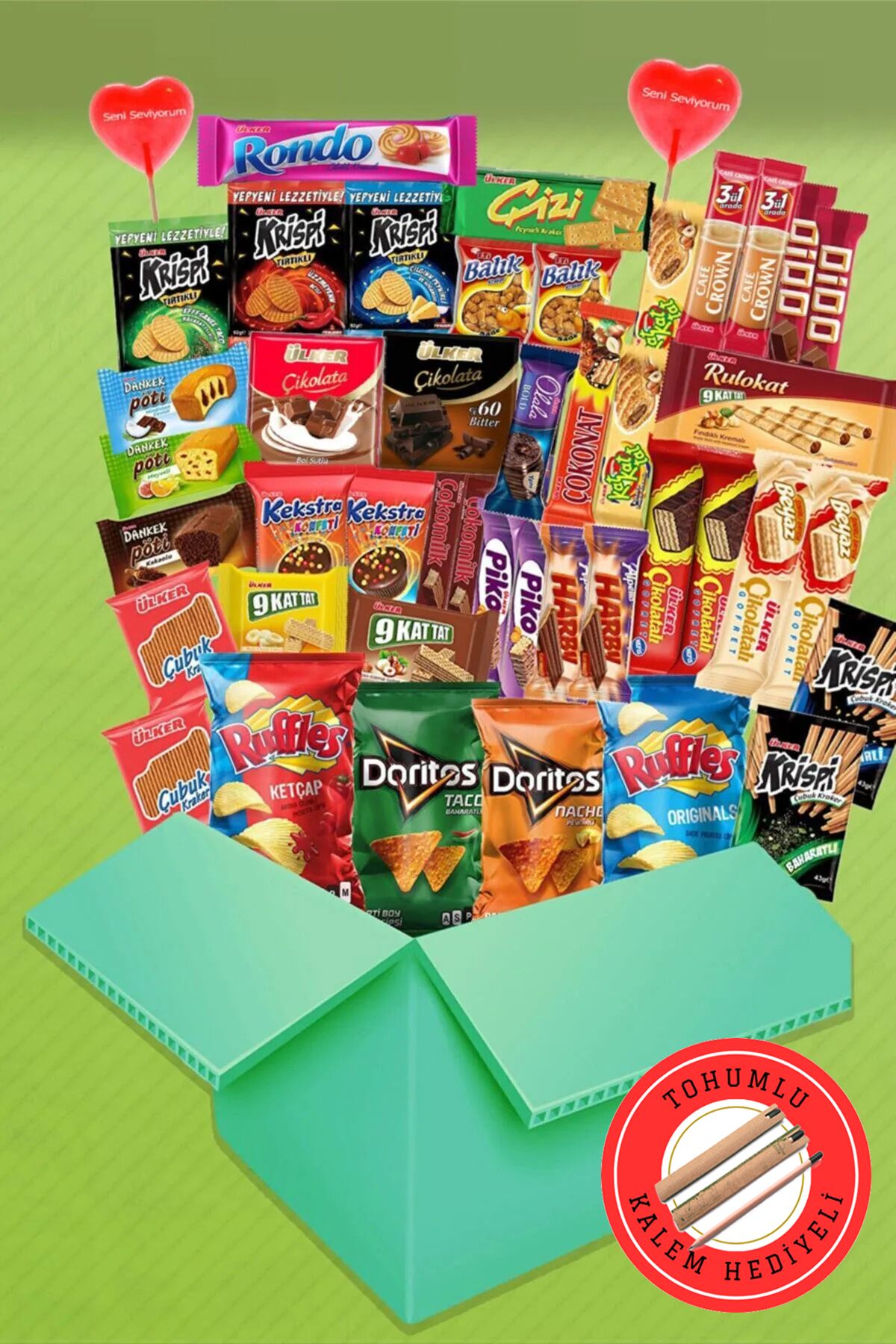 Sınır Tanımayanlar Büyük Paket 45 Parça. Tohumlu Kalem Hediyeli