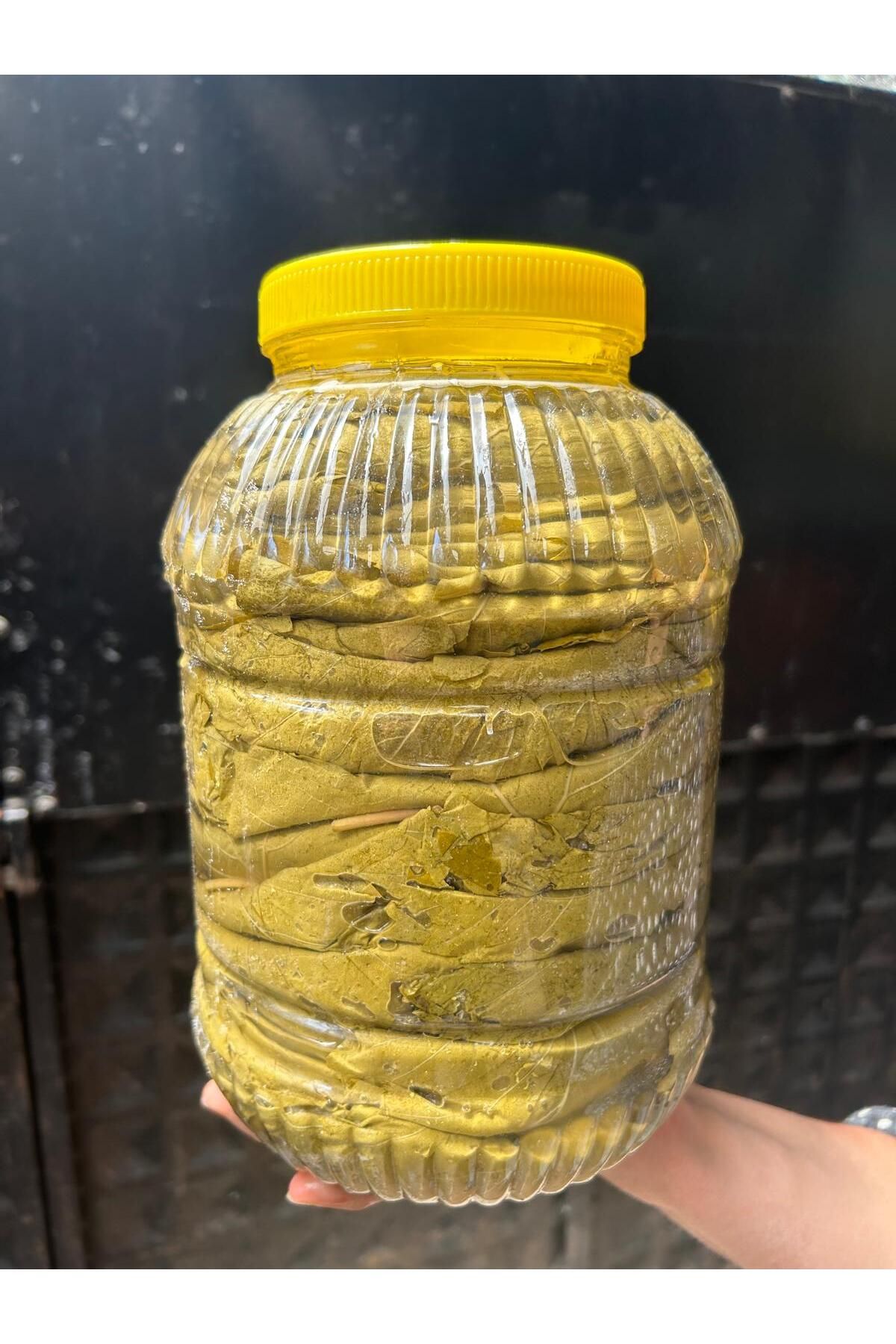 Katkısız Doğal Salamura Asma Yaprağı Yeni Mahsül 5 Kilogramlık Bidonda Sıkı Basımdır