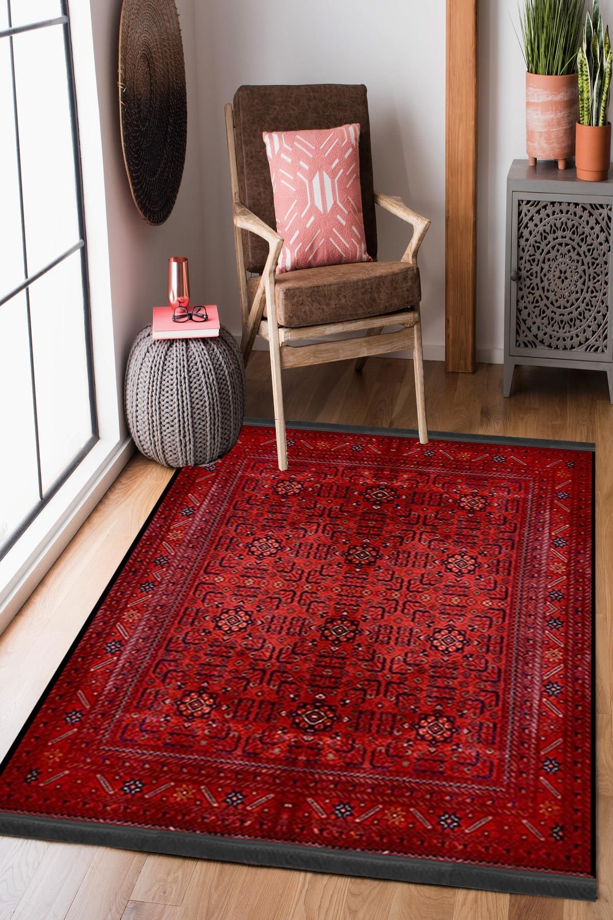 Homier Westa Kalitesi Yıkanabilir Kaymaz Taban Kilim Ve Yolluk H-ot-4066