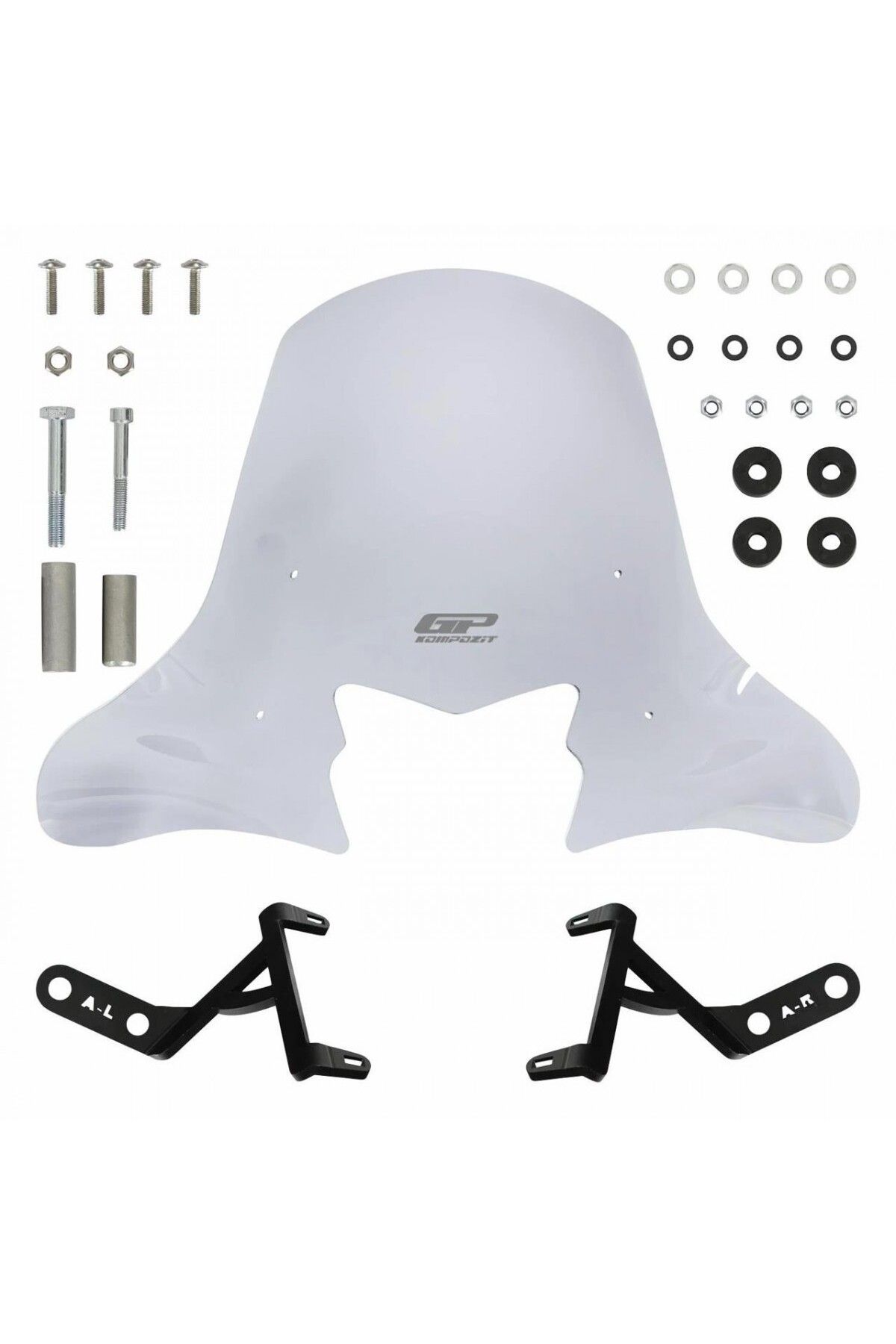 Gp Kompozit Siperlik Tur Camı Şeffaf 58 Cm Honda Actıva 125 2023-2024
