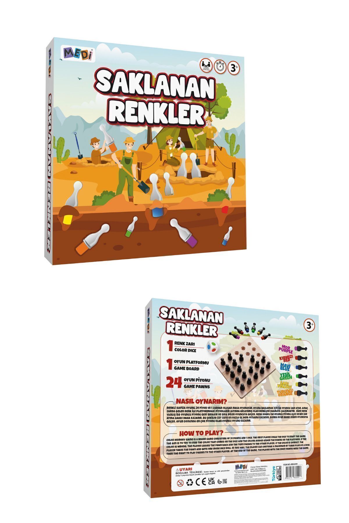 SAKLANAN RENKLER