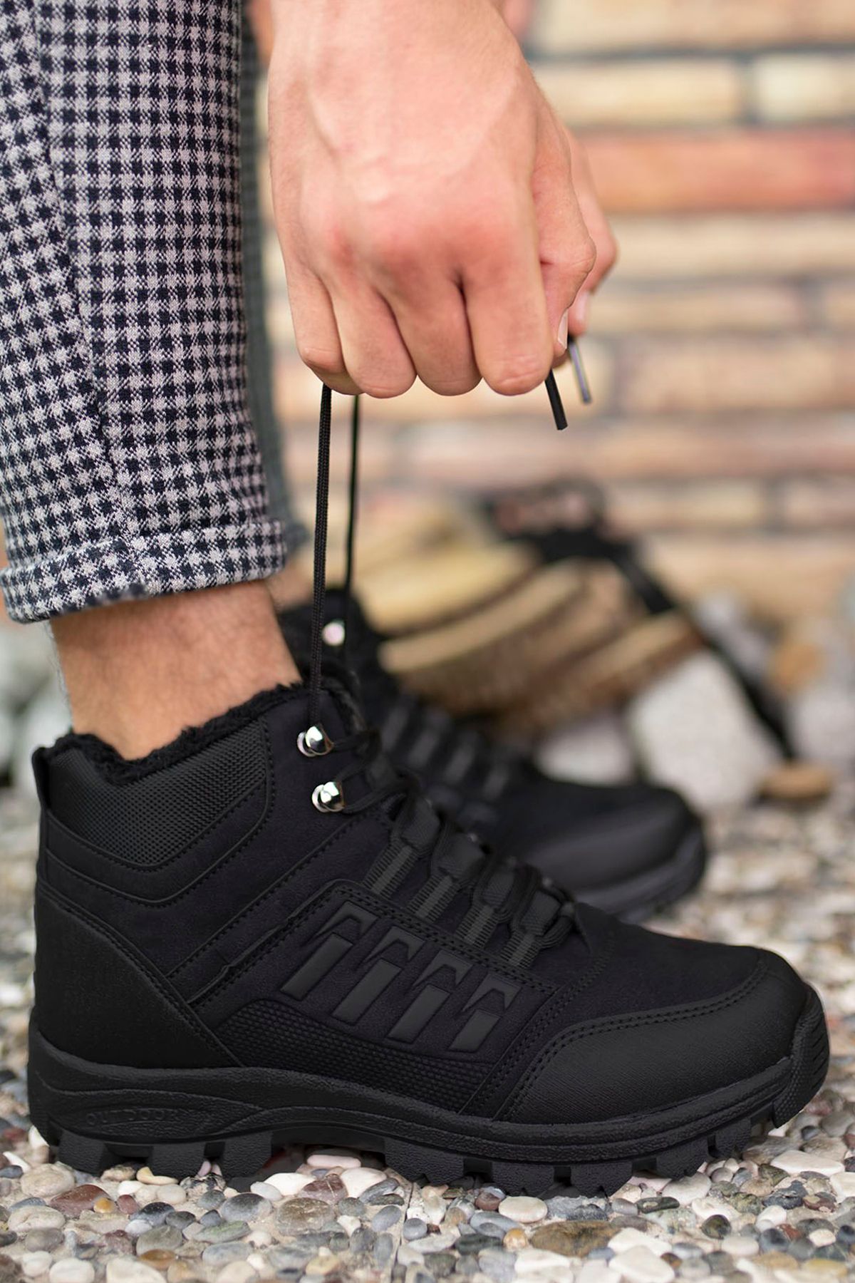 Siyah Unisex Içi Kürklü Bot 0012x6
