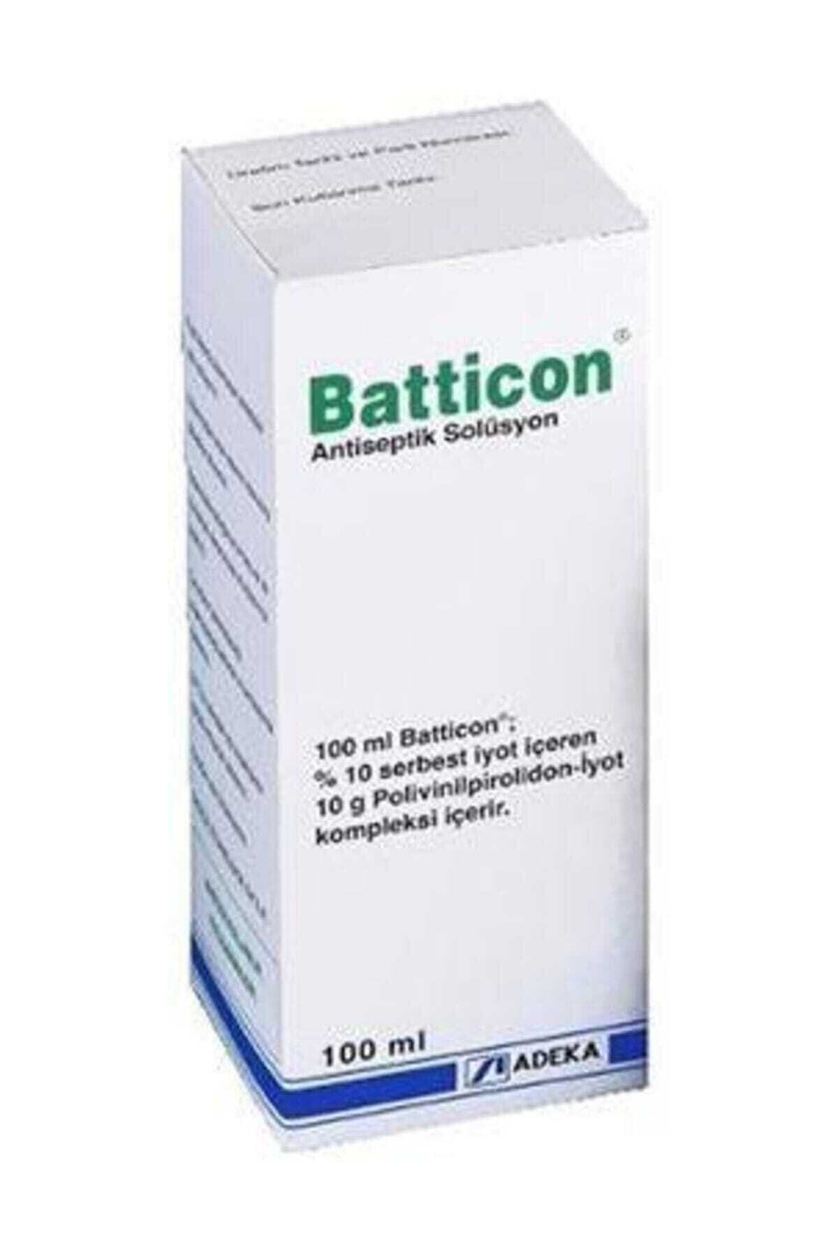 10 Adet Batticon Antiseptik Solüsyon 100 ml