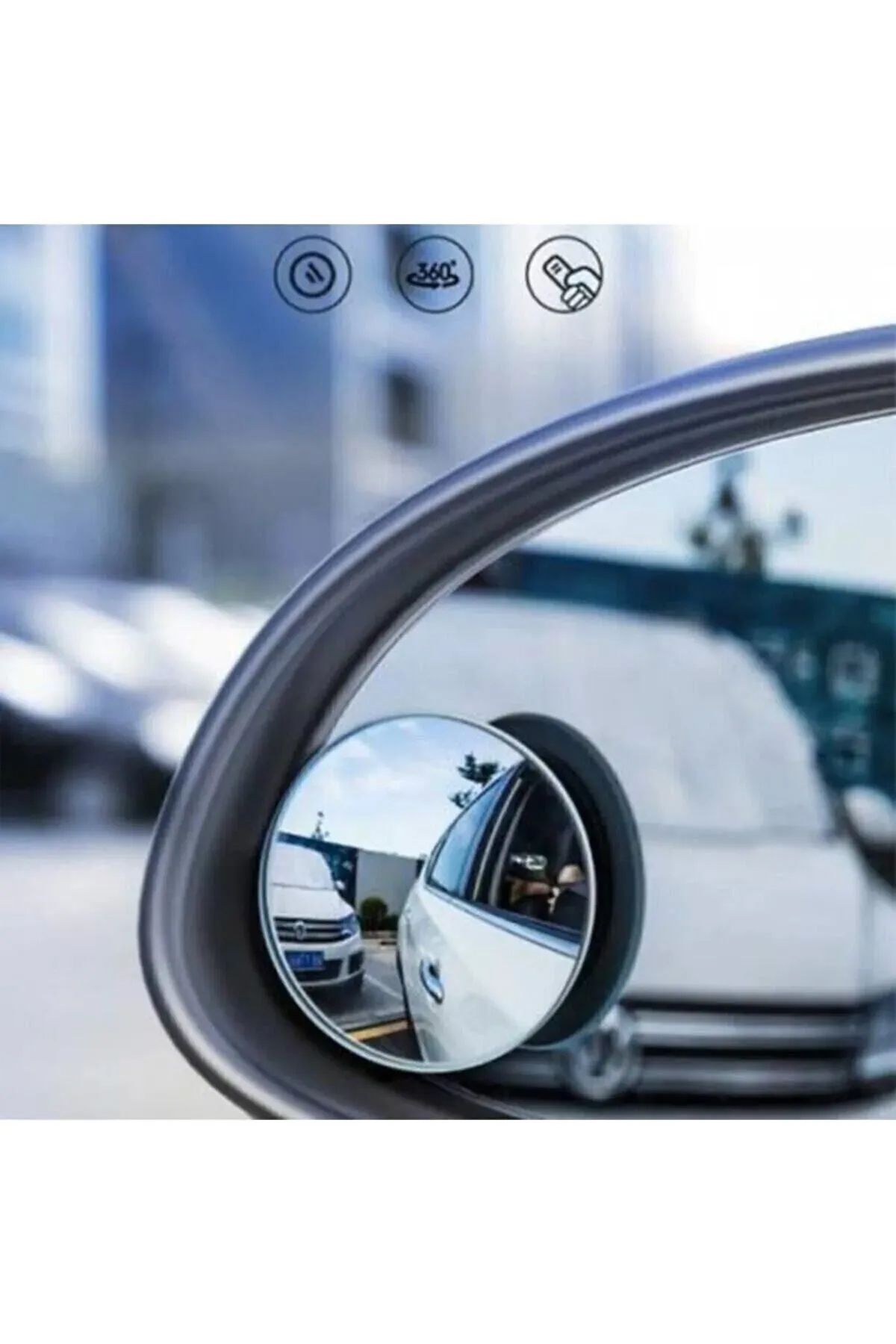 Oto Araç Kör Nokta Ayna Prizmatik Ayna Araba Aynası 360° Oynar